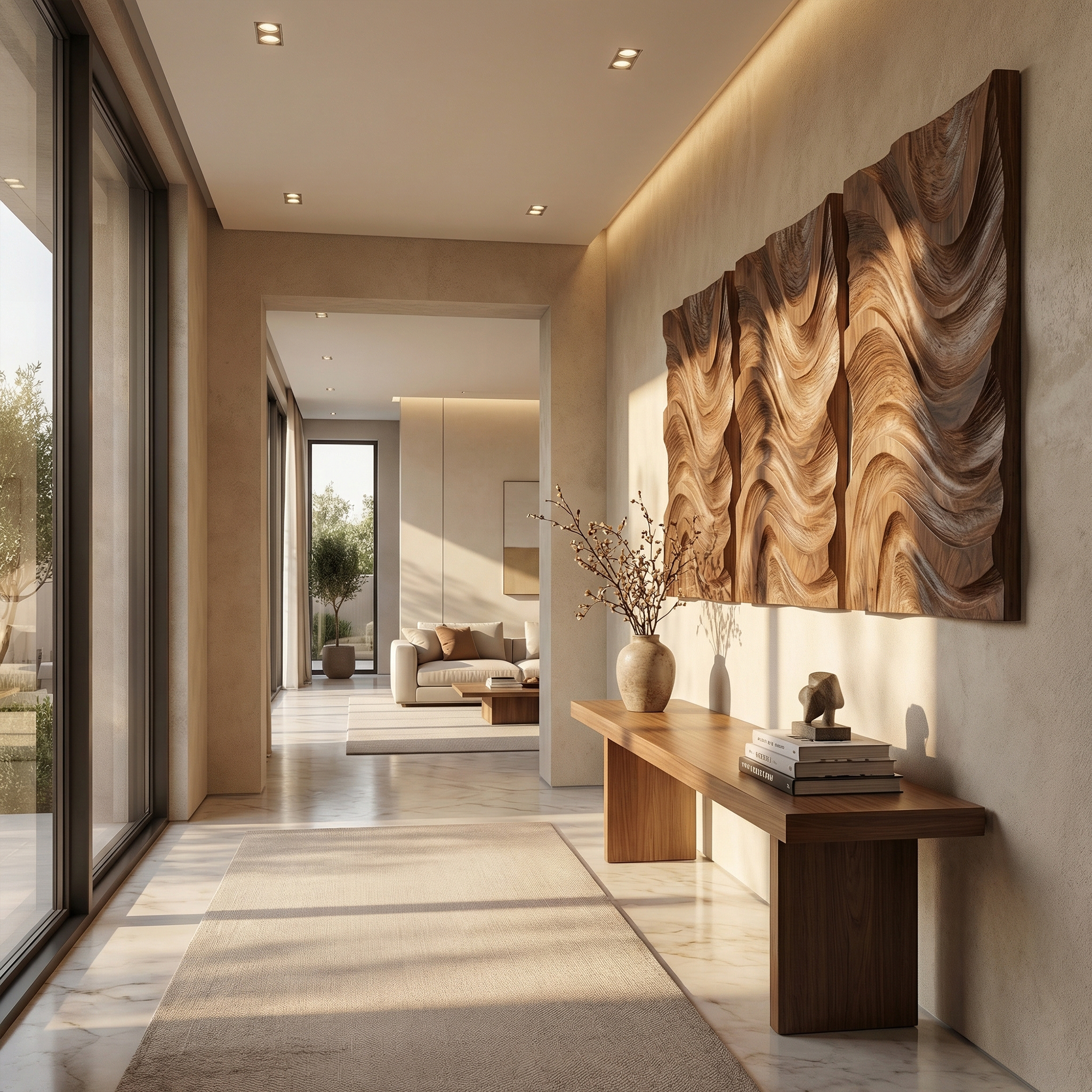 Modern Abstract Wall Art Living Room And Bedroom SINLKIWD042
