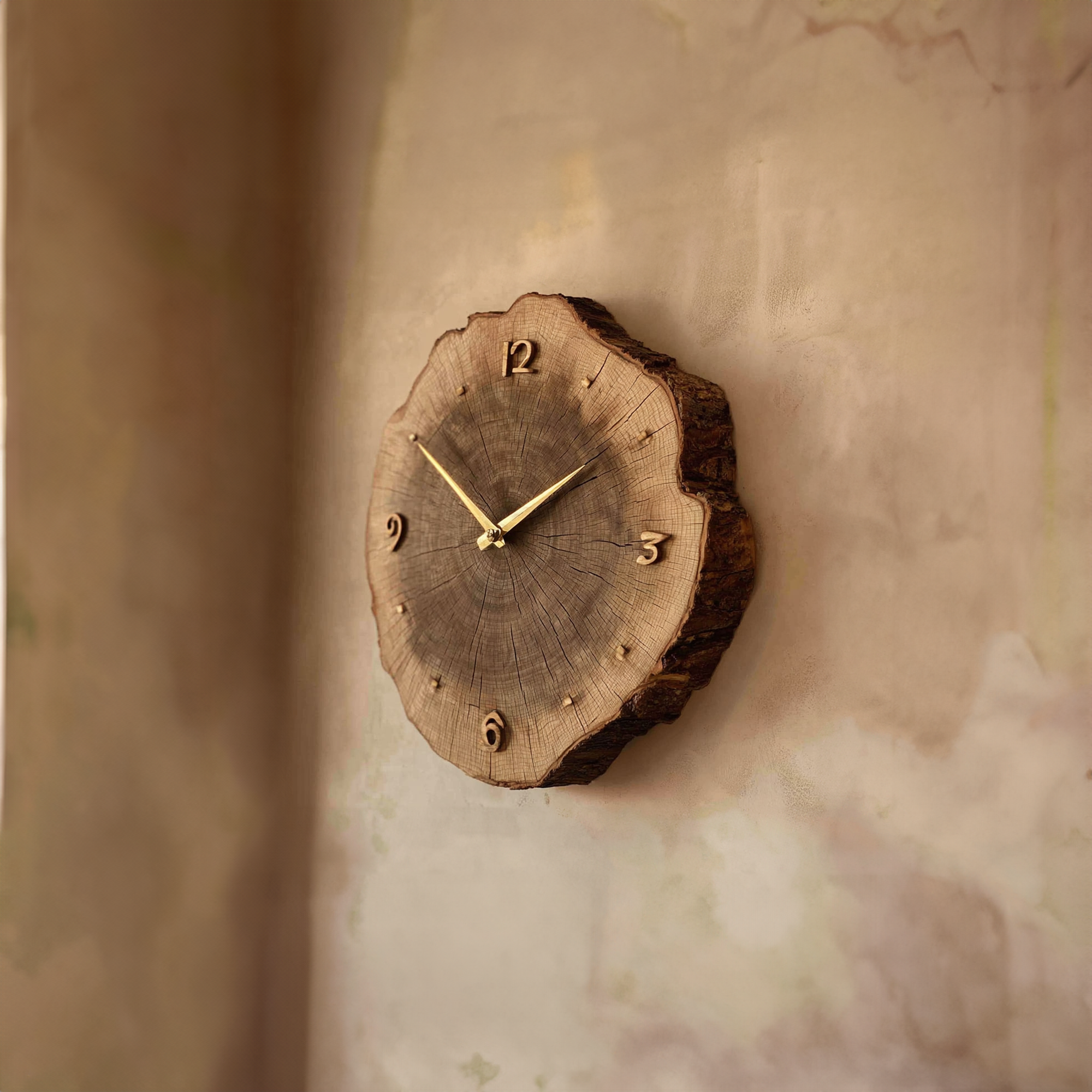 Rustic Vintage Wood Wall Clock Dining Room Or Office SINLKICK015