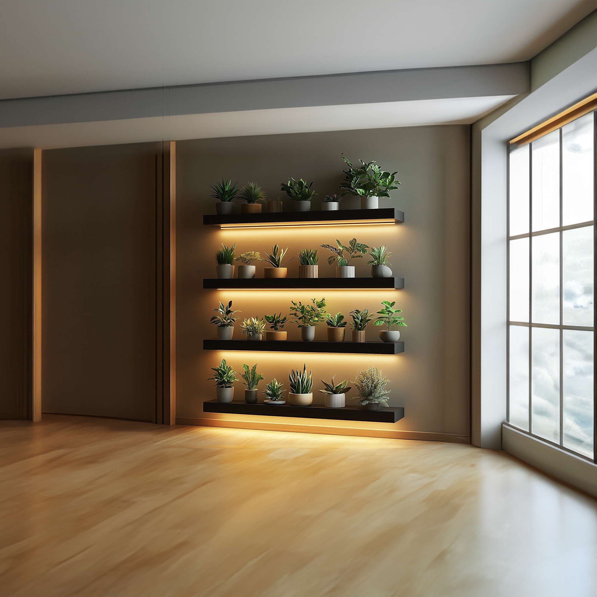 Modern Minimal Floating Shelf Living Room Or Bedroom SINLKIFL307