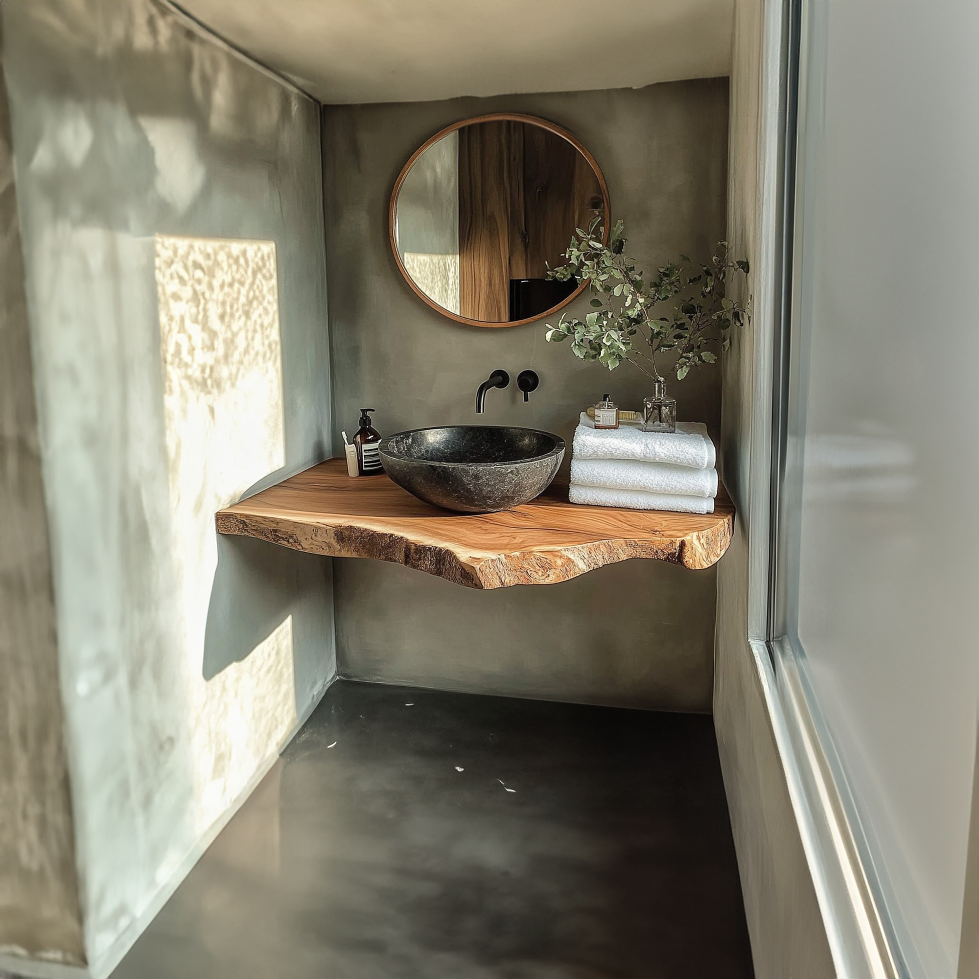 Rustic Narrow Vanity Bathroom SINLBRV113