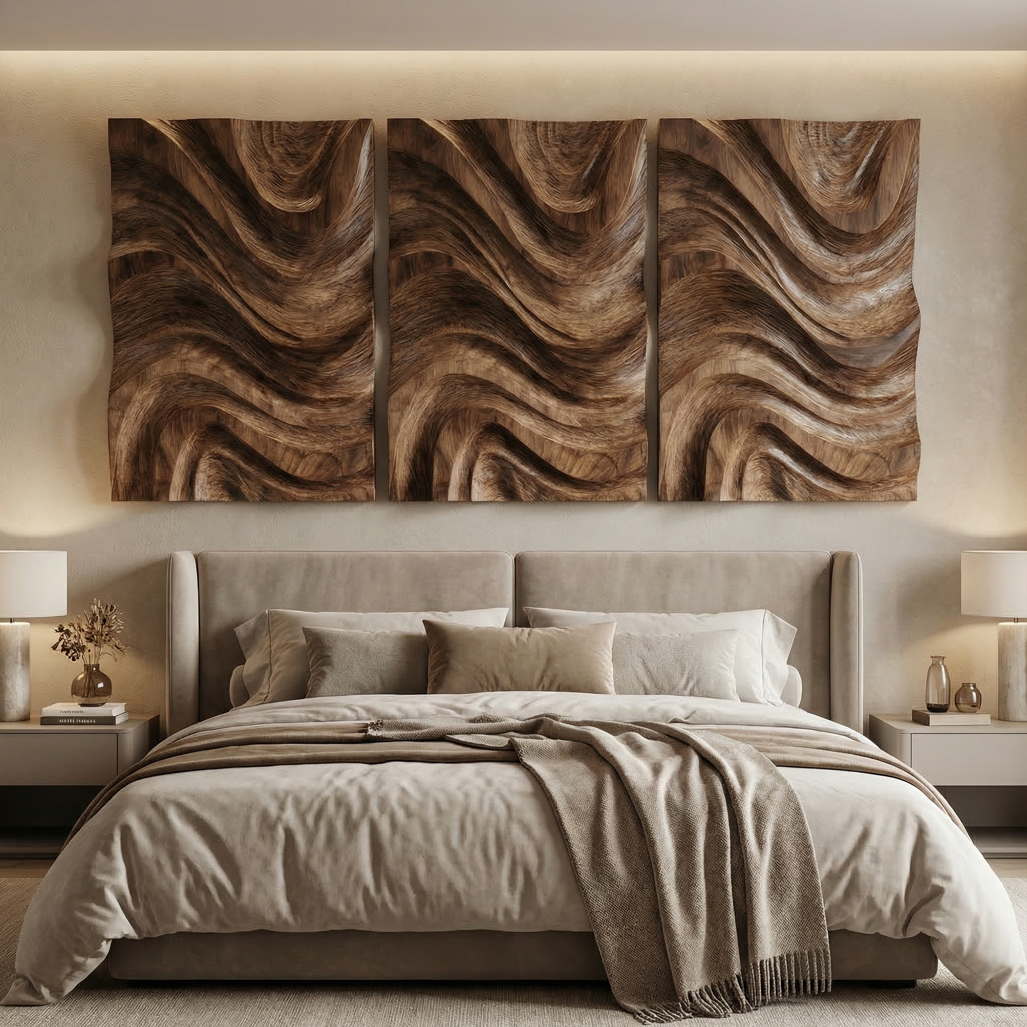 Modern Abstract Wall Art Living Room And Bedroom SINLKIWD042