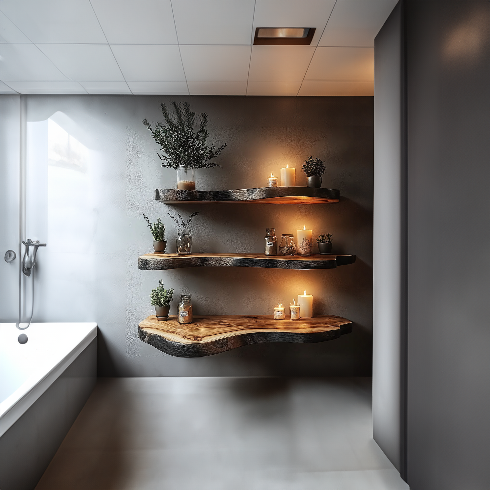 Rustic Floating Shelf Boho Living Room Or Bedroom SINLKIFL309