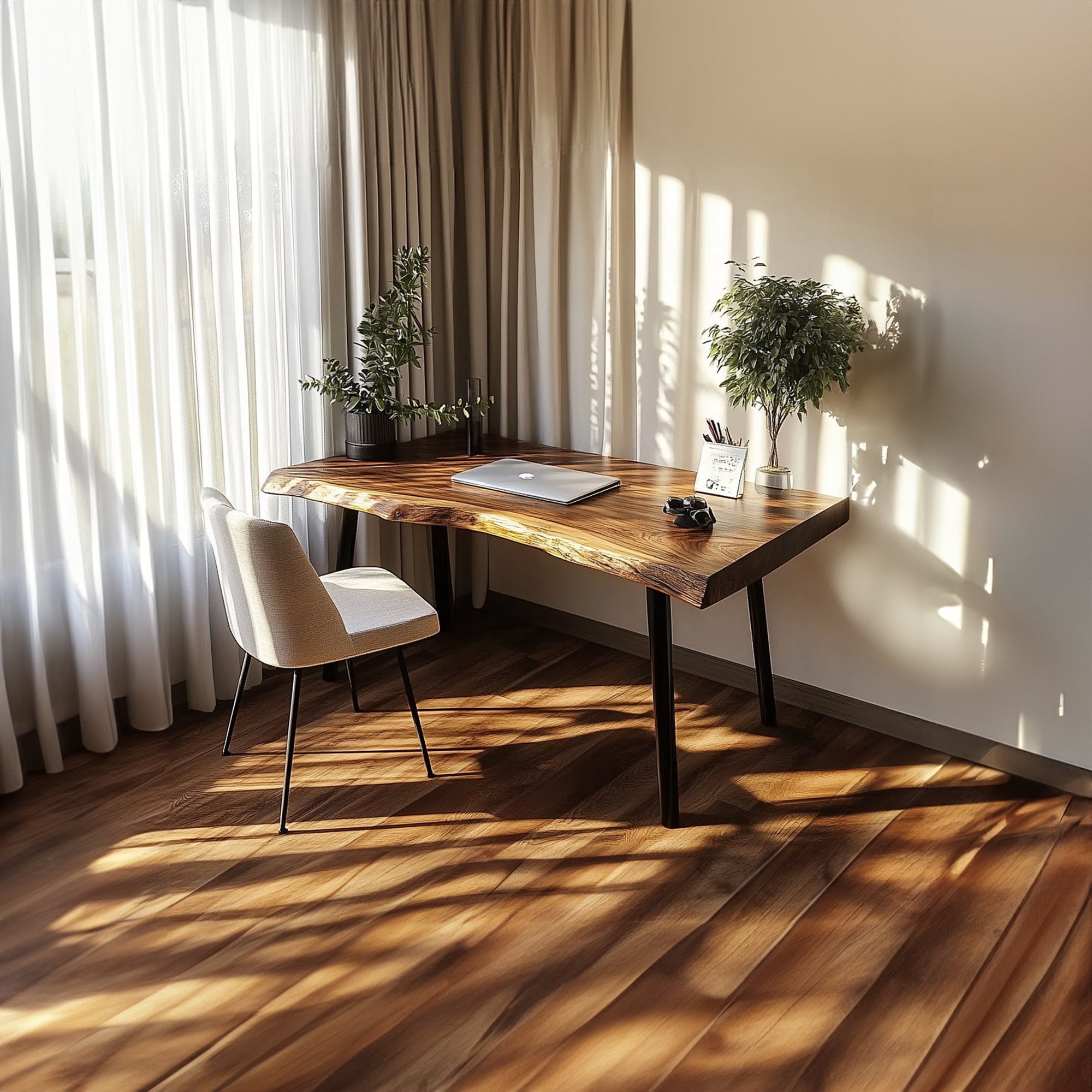 Rustic Modern Desk Bedroom And Study Room SINLKIDK016
