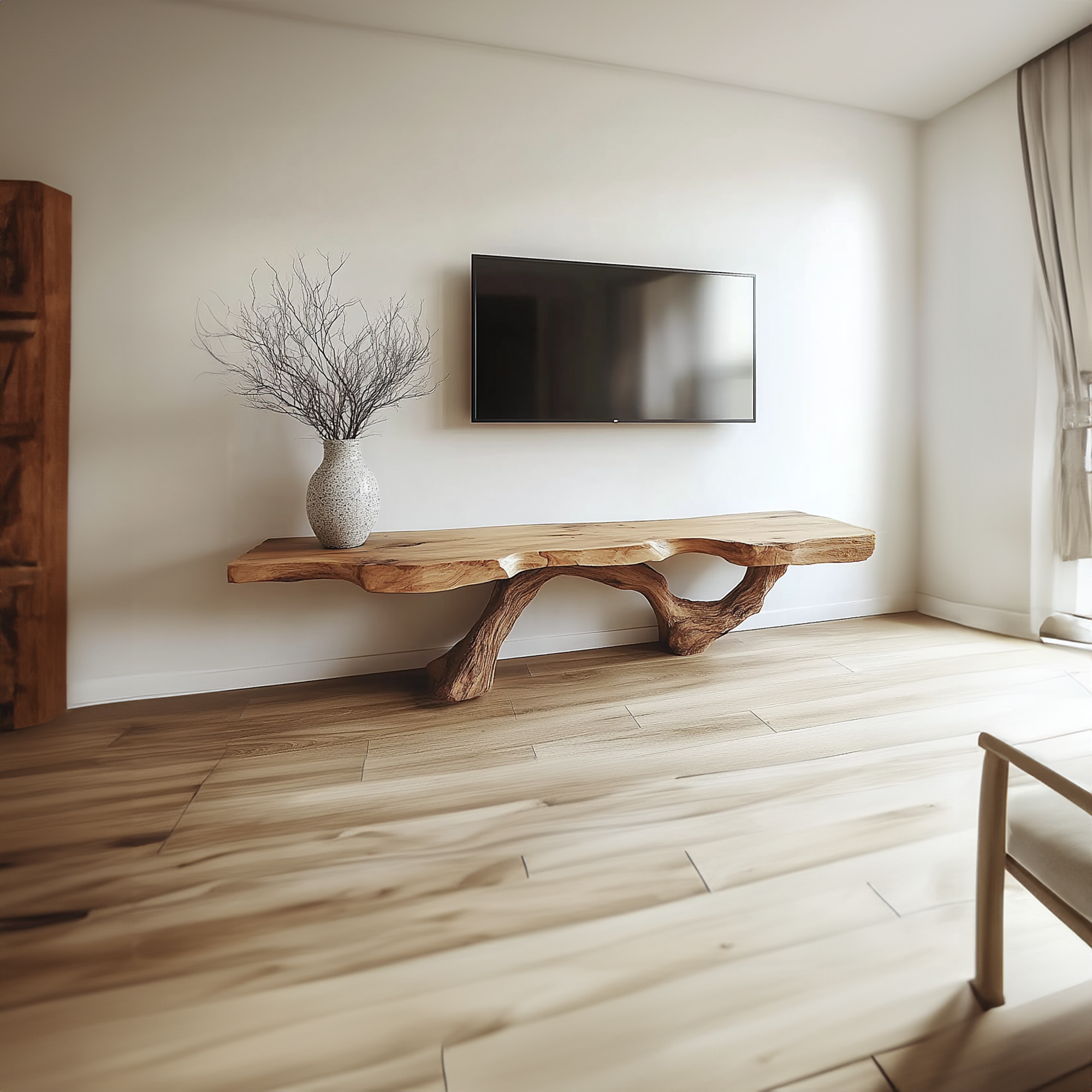 Mid Century Modern TV Stand Console Minimalist Home SINLKICS312