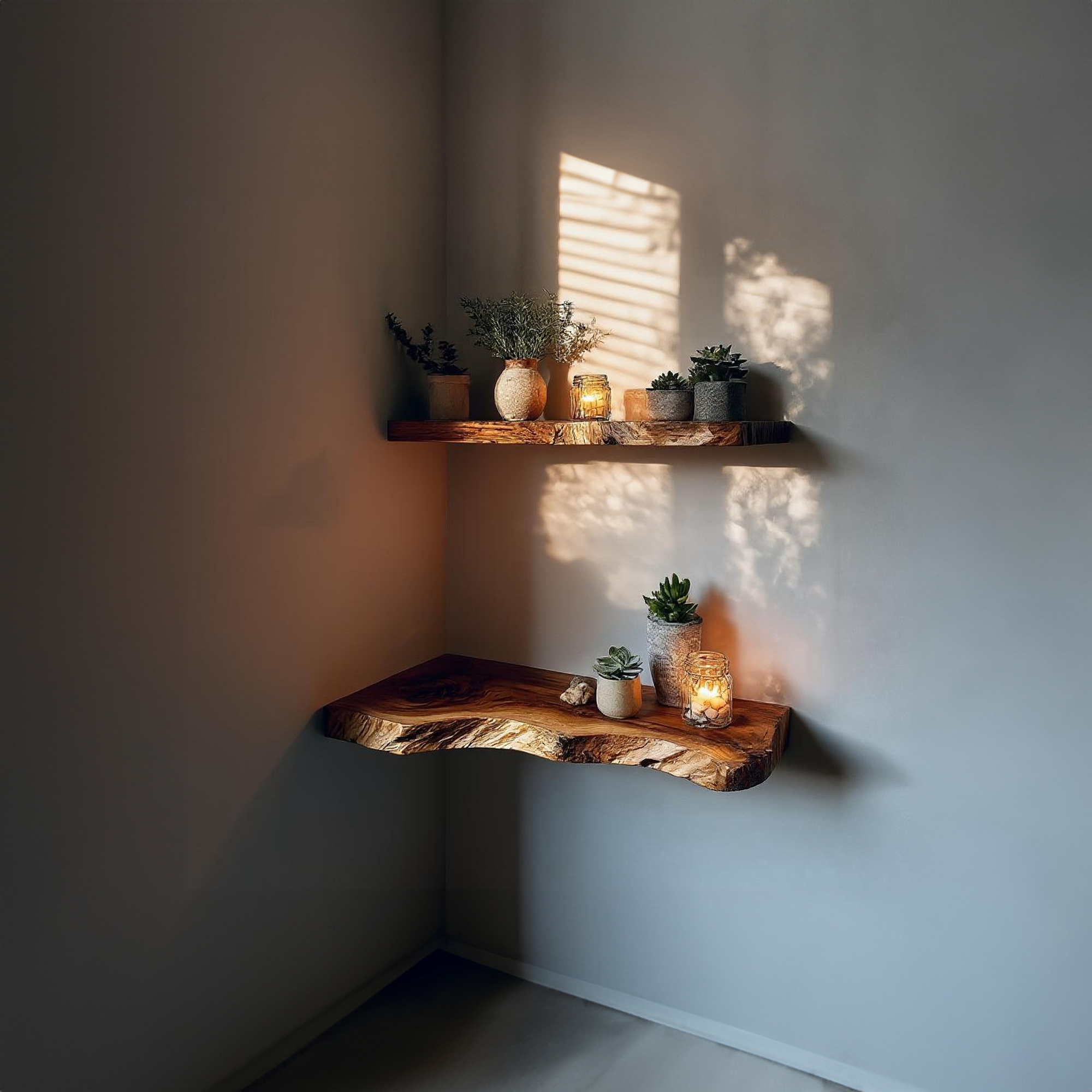 Rustic Floating Shelf Office Bedroom And Living Room SINLKIFL185