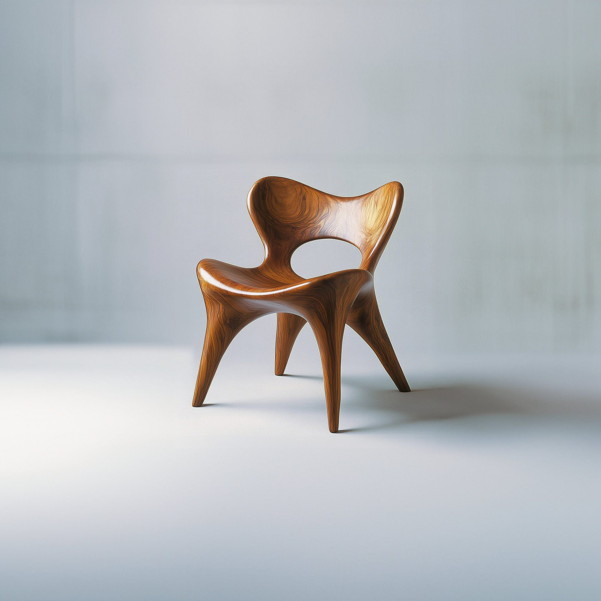 Organic Accent Chair Living Room Or Workspace SINLKIWC015