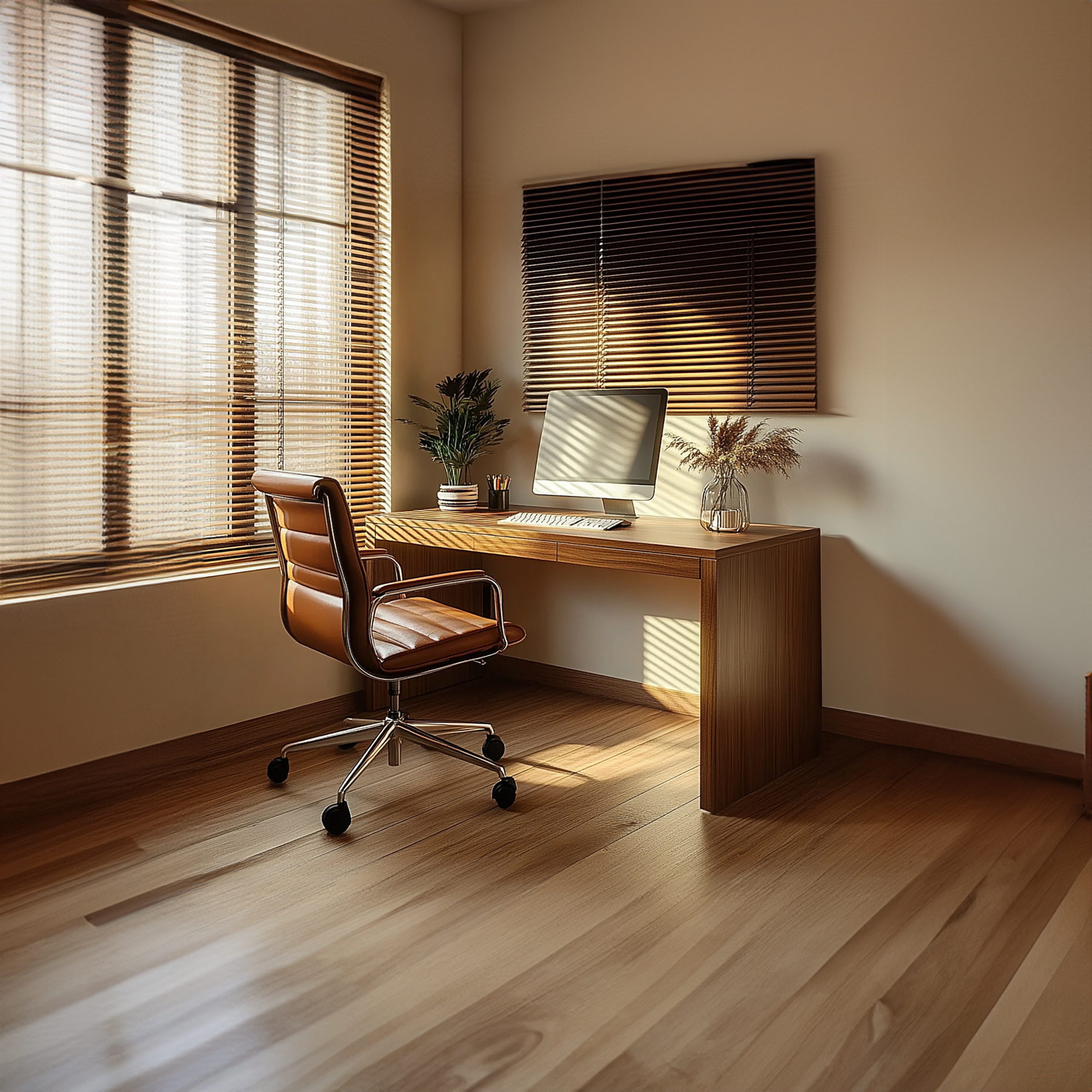 Modern Minimal Work Desk Home Office And Study Room SINLKIDK36