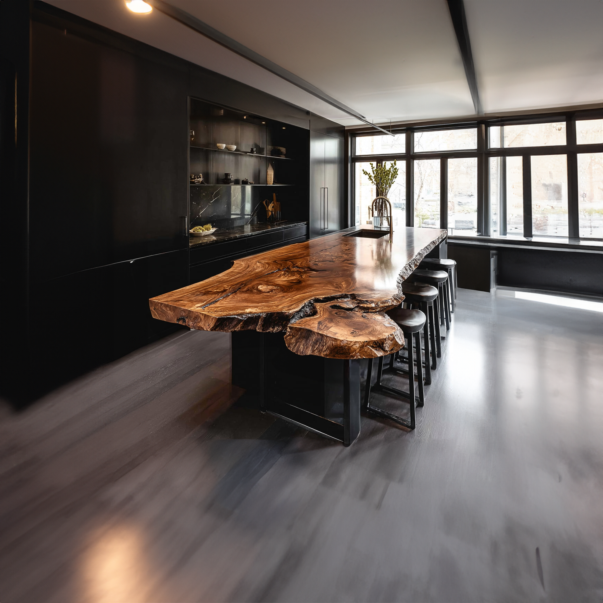 Modern Rustic Kitchen Island Kitchen Or Dining Room SINLKIKI010