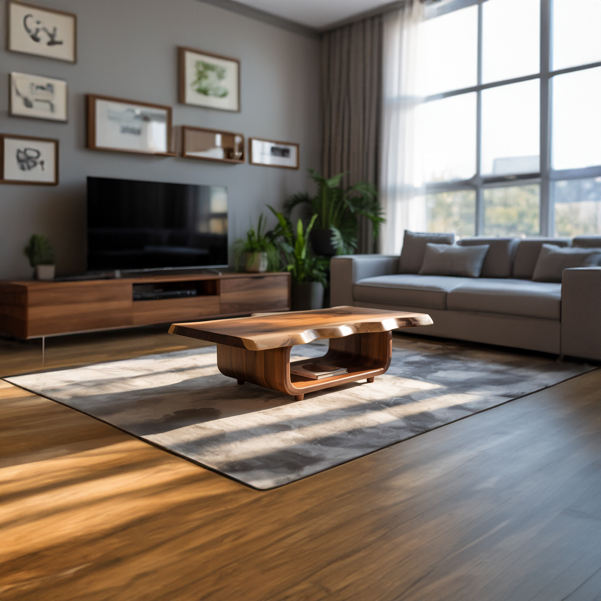 Mid Century Organic Coffee Table Living Room And Lounge Room SINLKICF246
