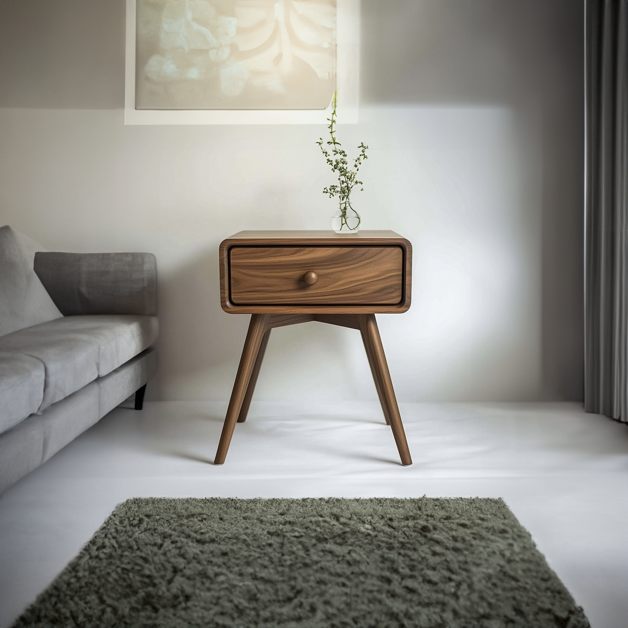 Minimalist Sculptural Side Table Bedroom Or Reading Room SINLKICC025