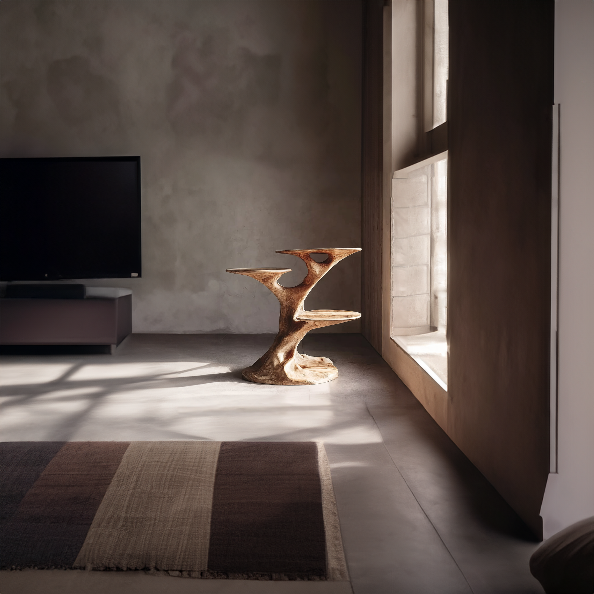 Rustic Side Table Living Room Or Hallway SINLKIBT115