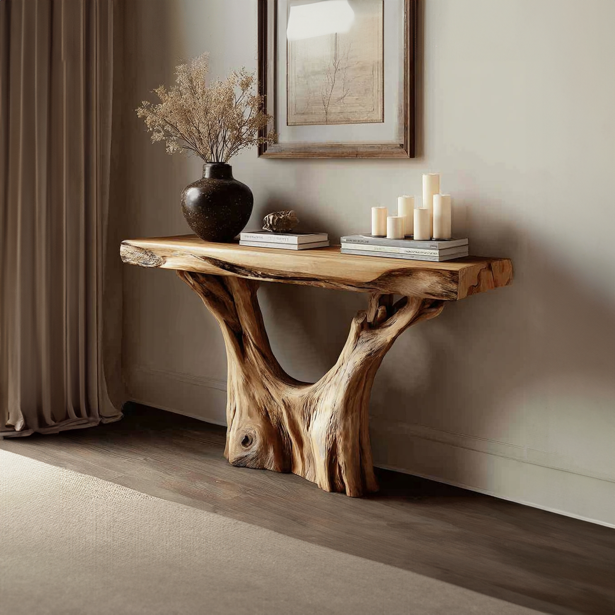 Rustic Console Table Hallway Or Entryway SINLKICS246