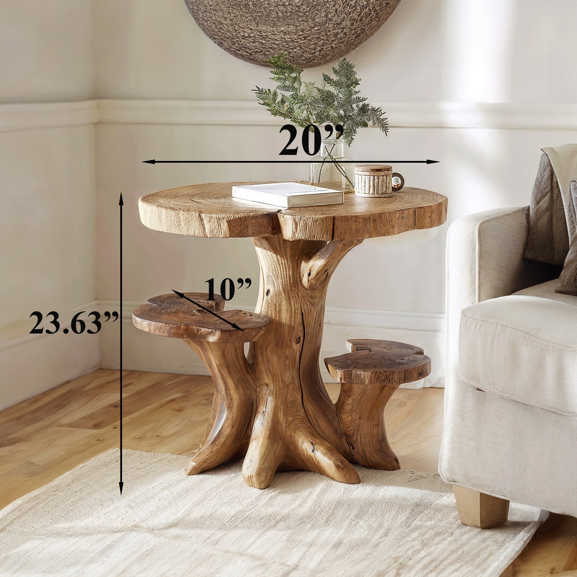 Live Edge Farmhouse Coffee Table SILDTCF012