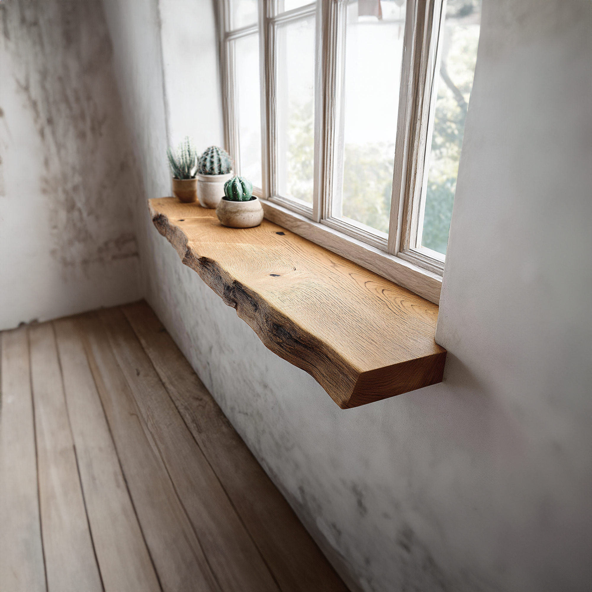 Rustic Floating Window Shelf Kitchen Dining Entryway SINLKIFL187