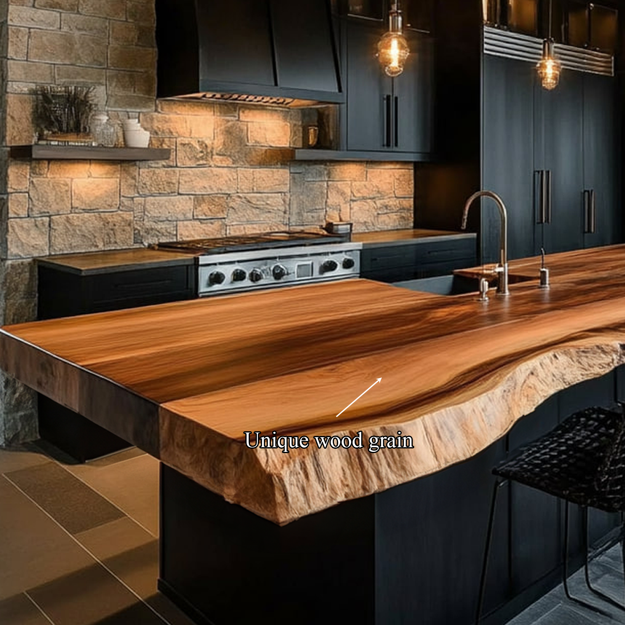 Rustic Luxury Timber Kitchen Island Kitchen Or Dining Room SINLKIKI126