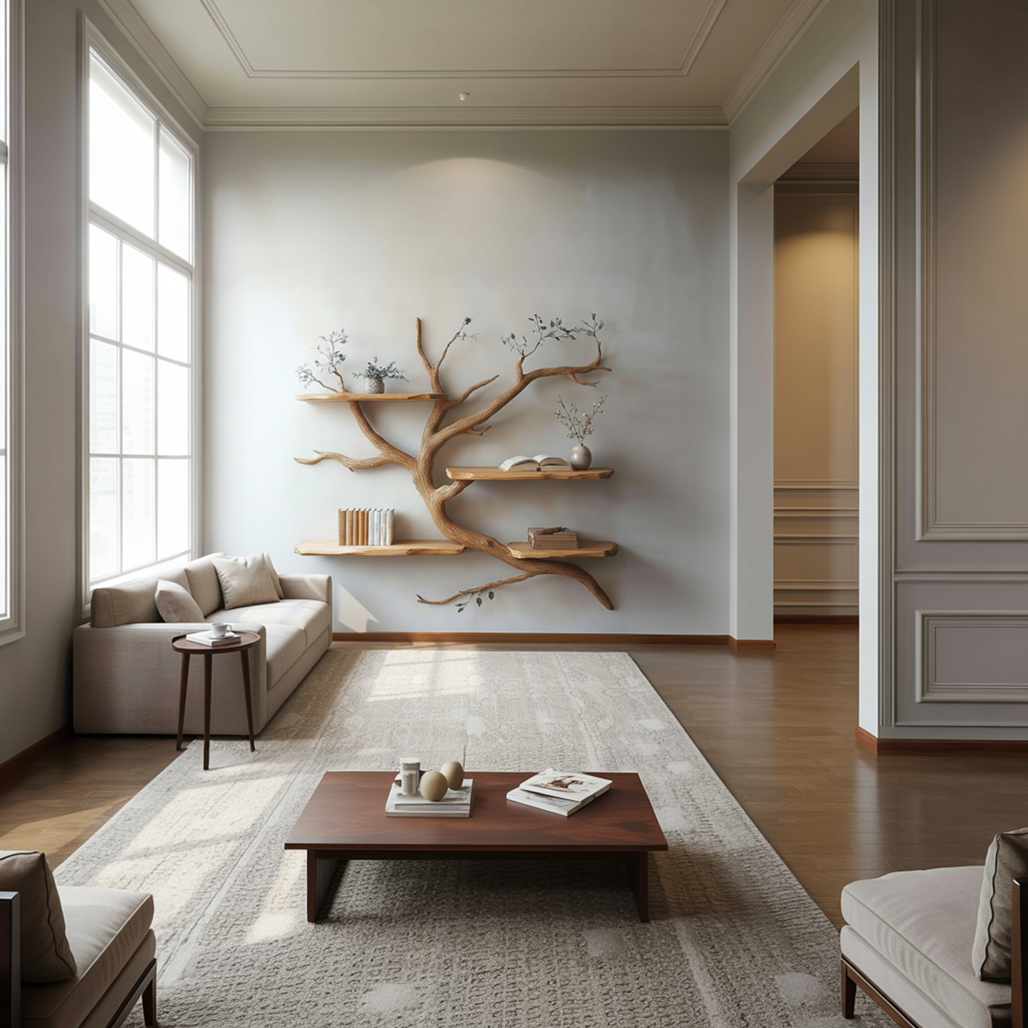 Artistic Wall Display Shelf Studio And Living Room SINLKITBS109