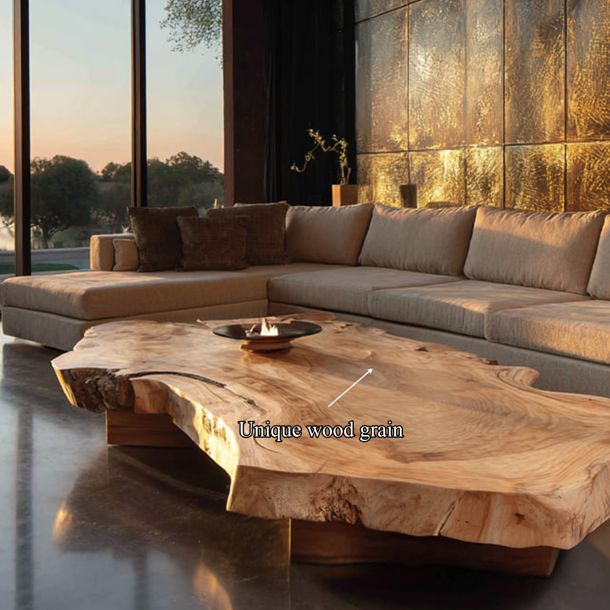 Rustic Art Coffee Table Living Room Or Studio Room SINLKICF138