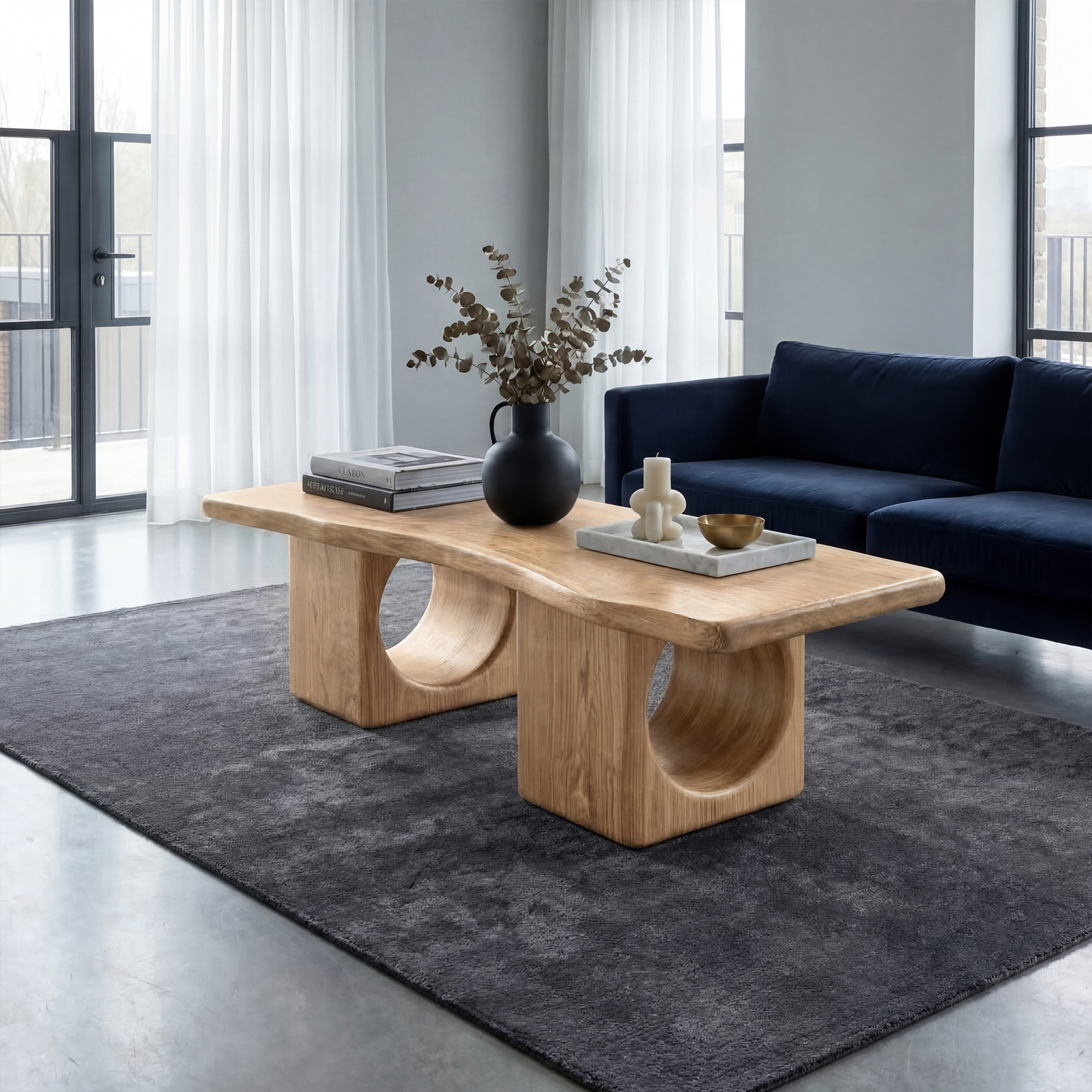 Rustic Organic Coffee Table For Living Room And Lounge SINLKICF338