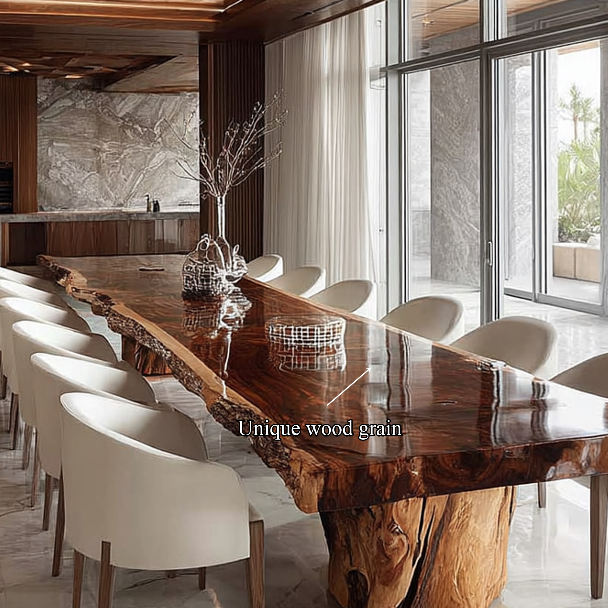 Rustic Dining Table Contemporary Home SINLKIDT092
