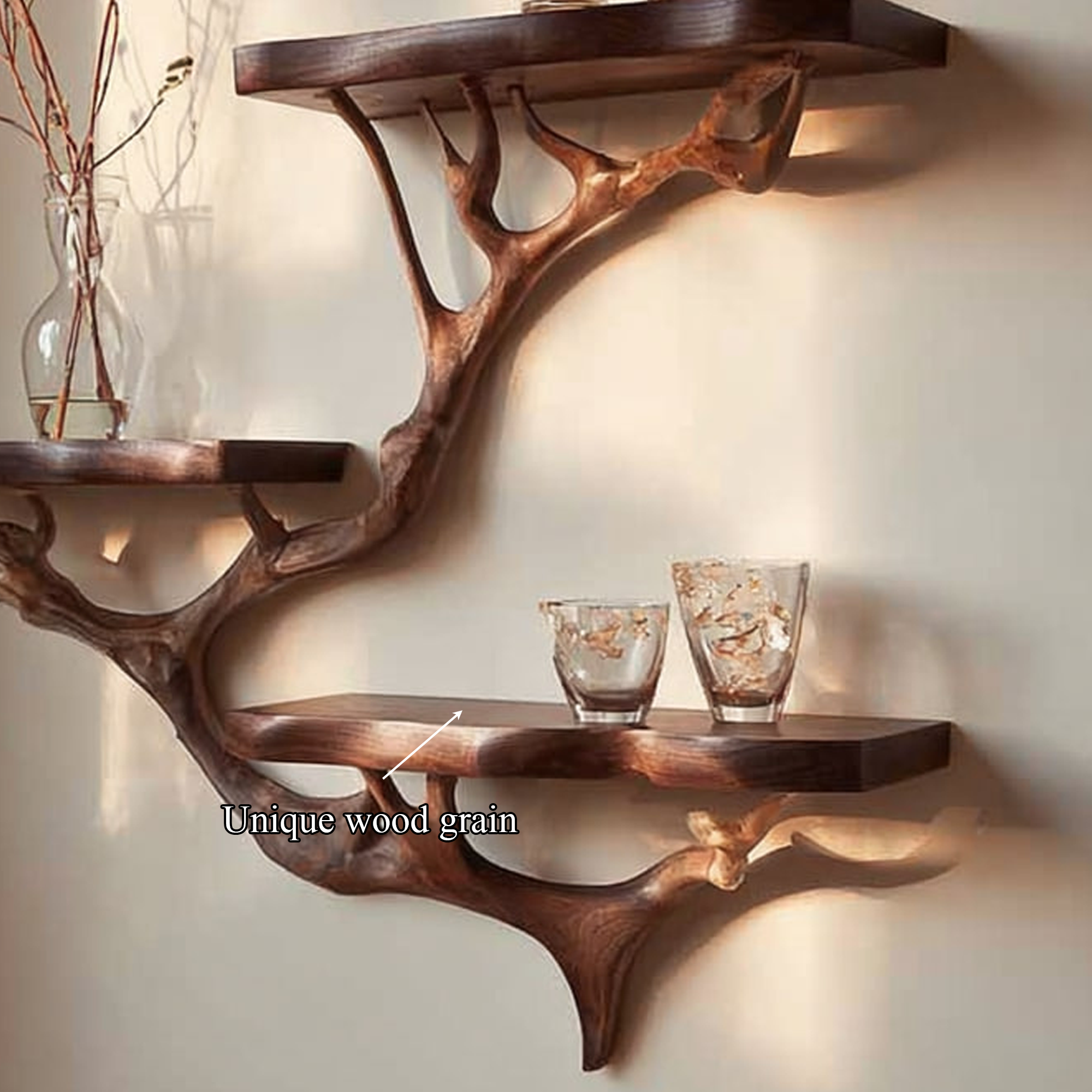 Rustic Floating Shelf Bedroom Or Living Room SINLKIFL118