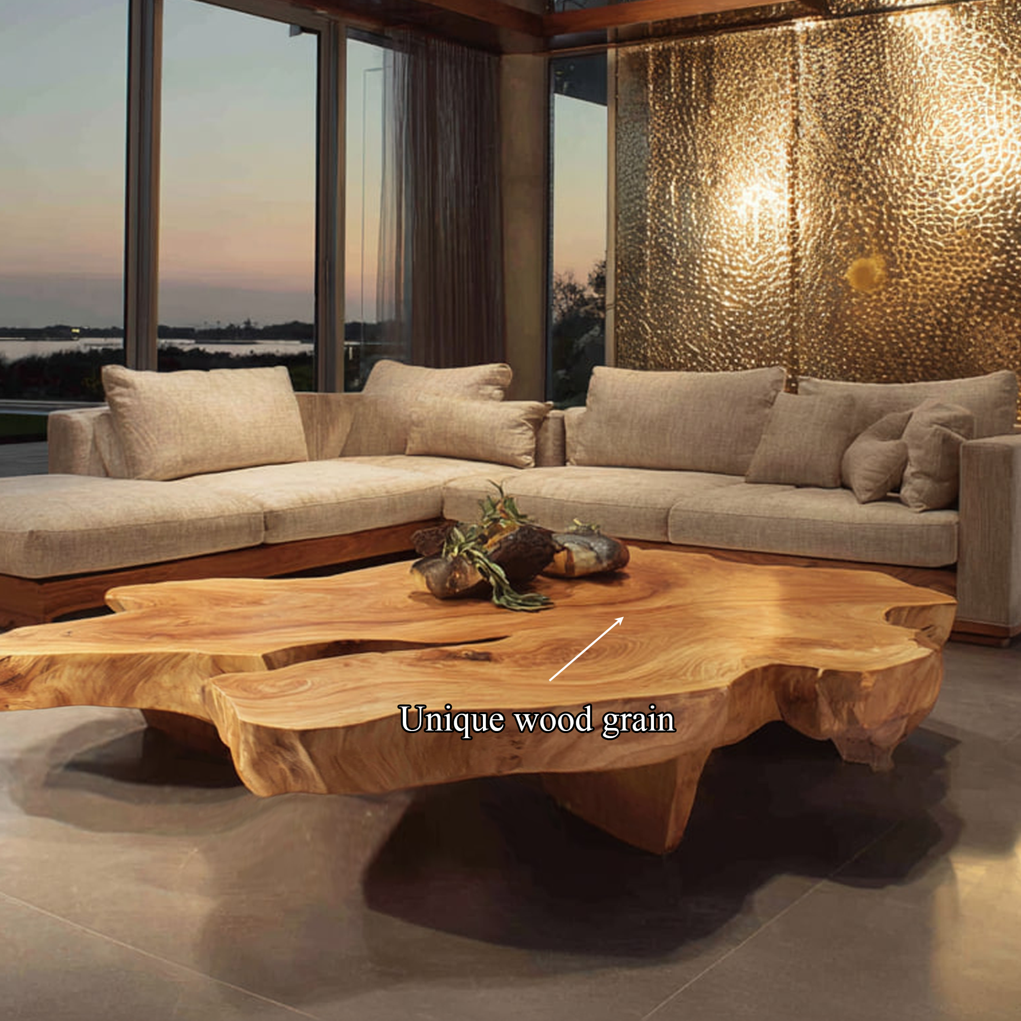 Mid Century Rustic Coffee Table Living Room Or Lounge Room SINLKICF136