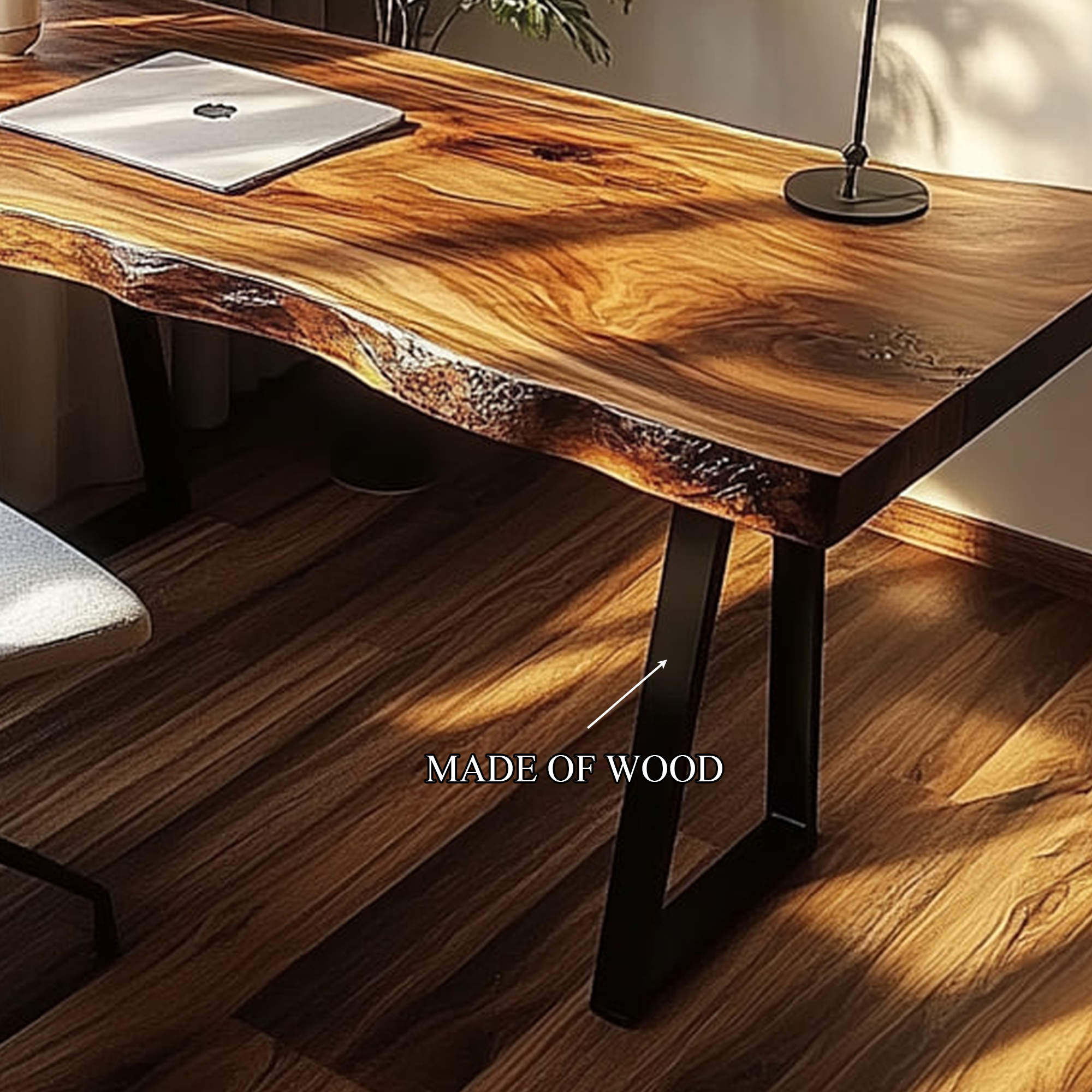 Rustic Natural Work Desk Bedroom And Creative Area SINLKIDK020