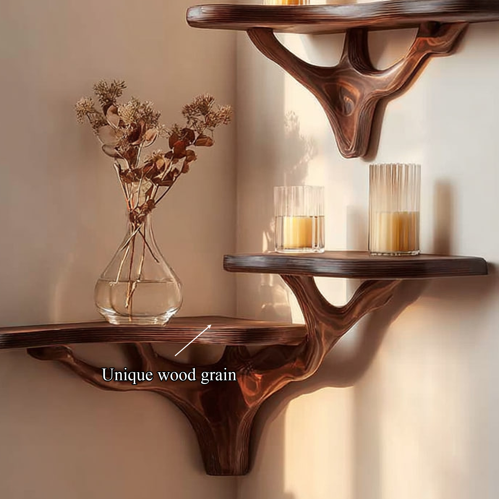 Rustic Floating Shelf Hallway Or Kitchen SINLKIFL119