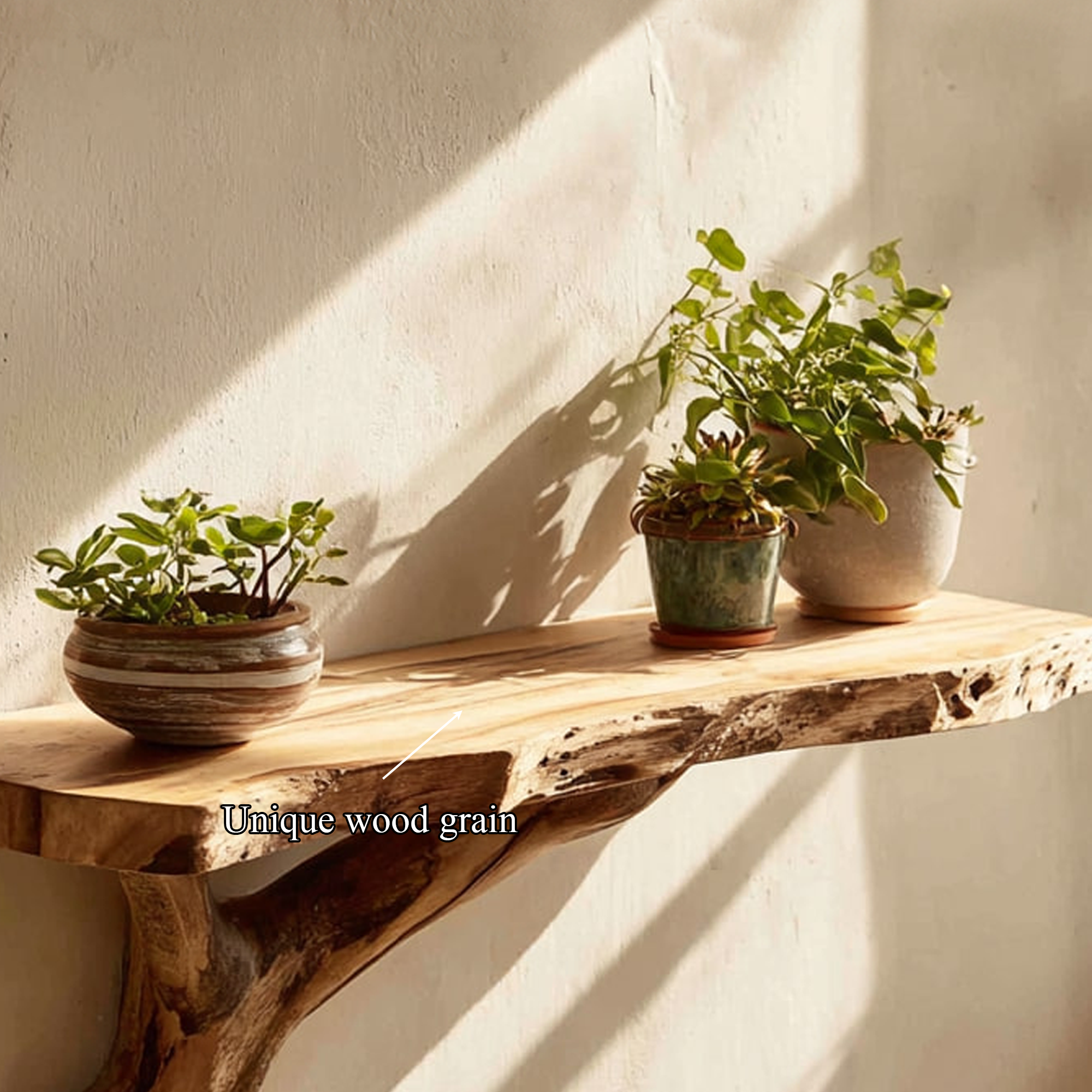 Rustic Floating Shelve Living Room And Entryway SINLKIFL121