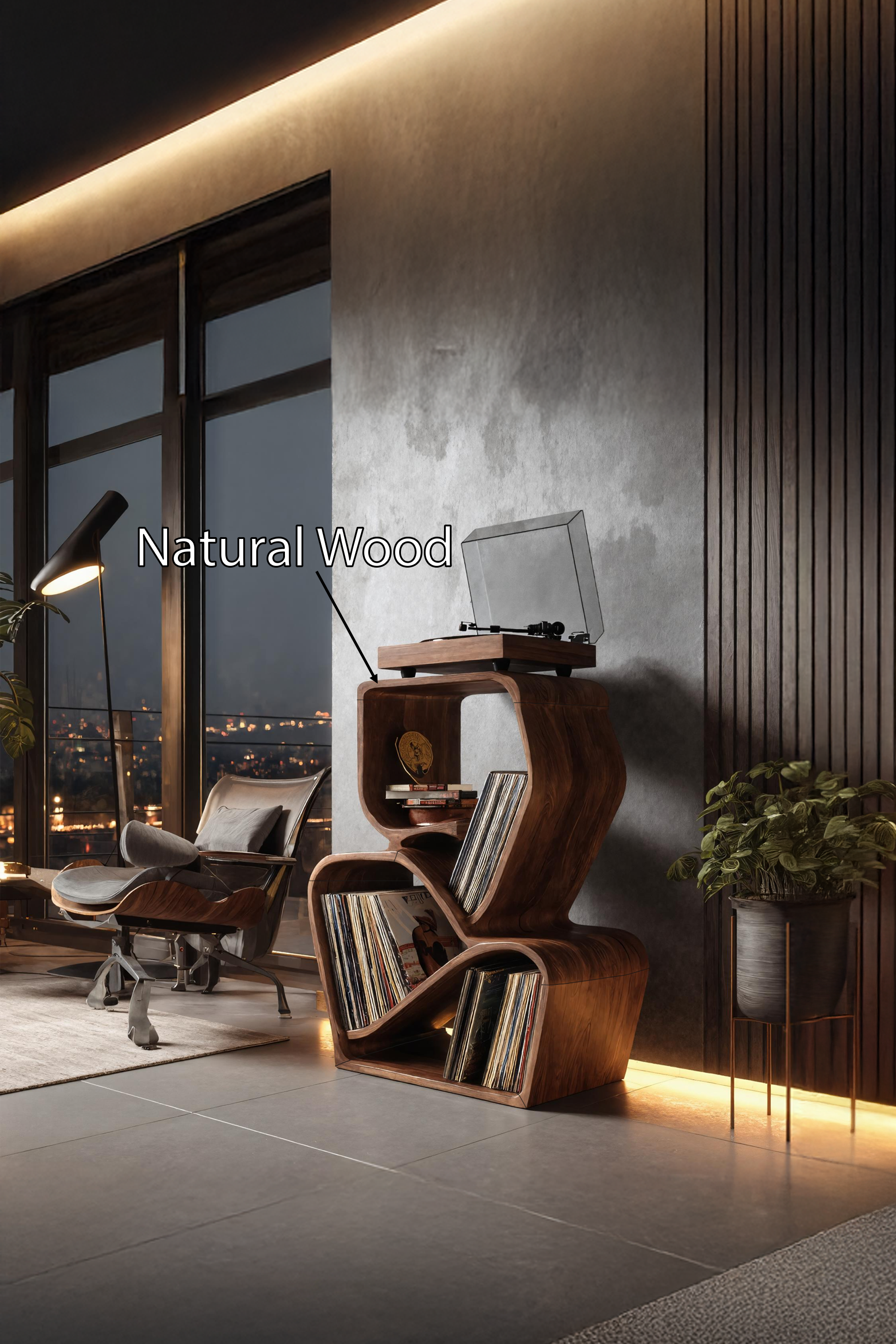 Rustic Media Console With Shelves For Bedroom Decor SILDTTRRPT033