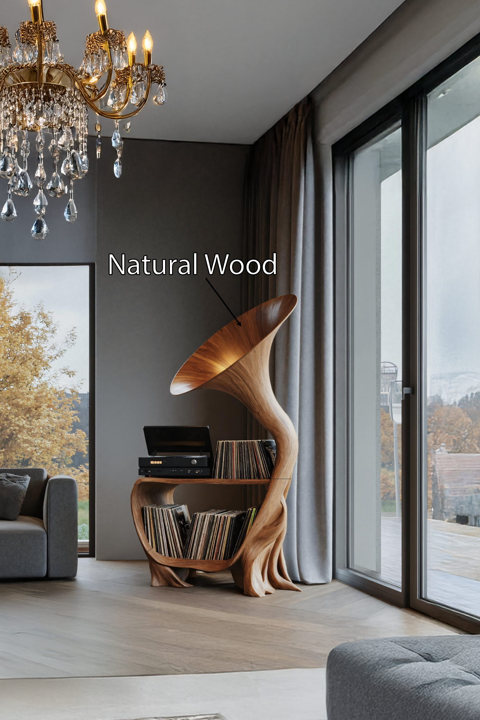 Mid Century Media Console For Bedroom Furniture SILDTTRRPT006