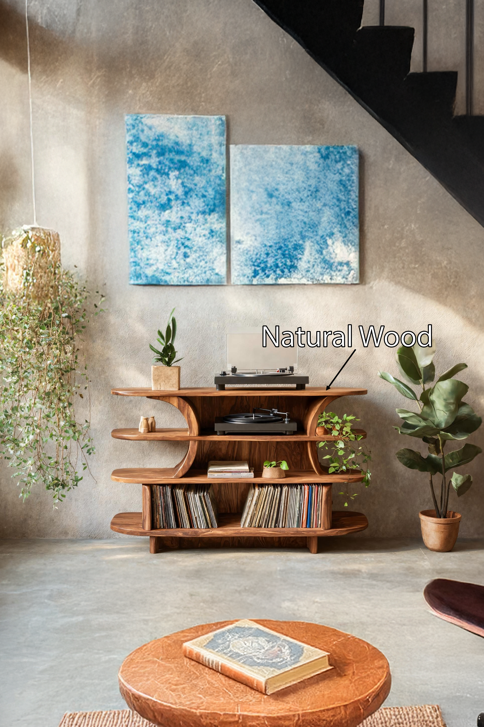 Handcrafted Media Cabinet For Entryway And Decor SILDTTRRPT019