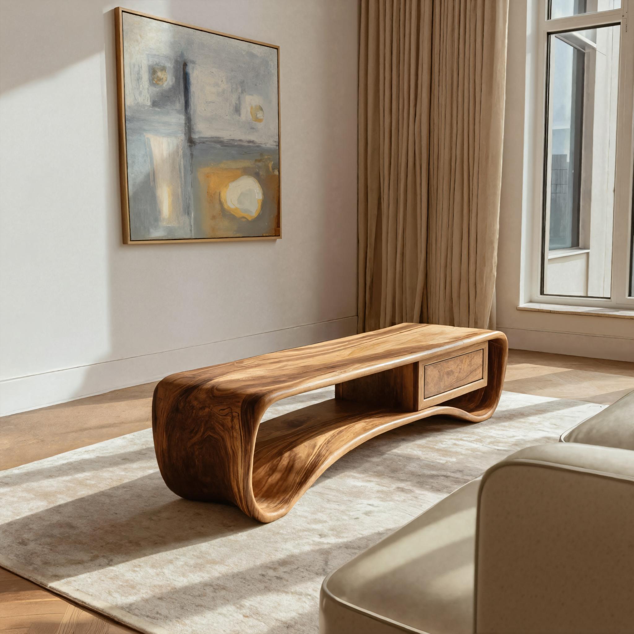 Handcrafted Coffee Table Compact Design For Living Room SITHHNCF032