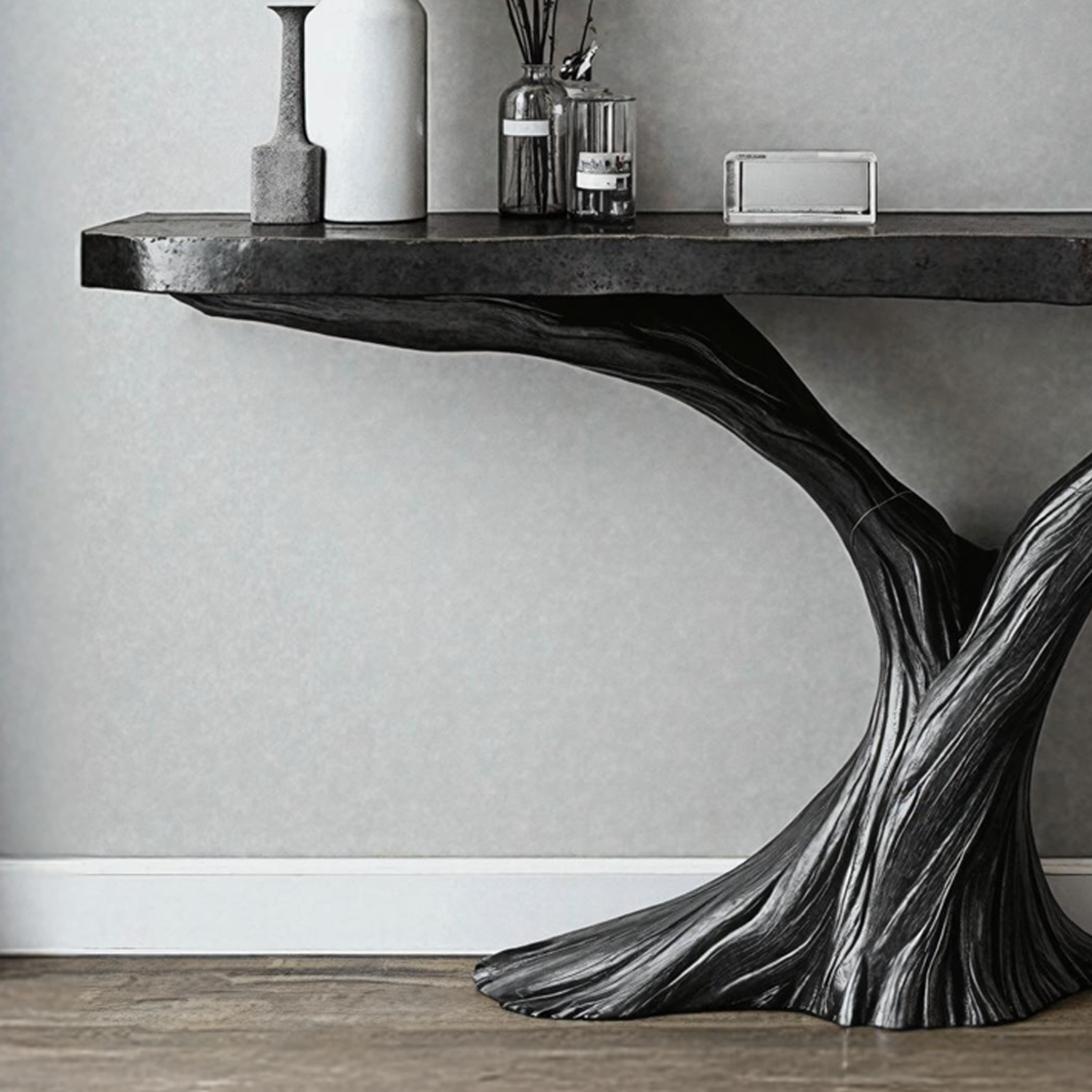Space Saving Wood Console Table For A Practical Entryway Solution SILDTCS186
