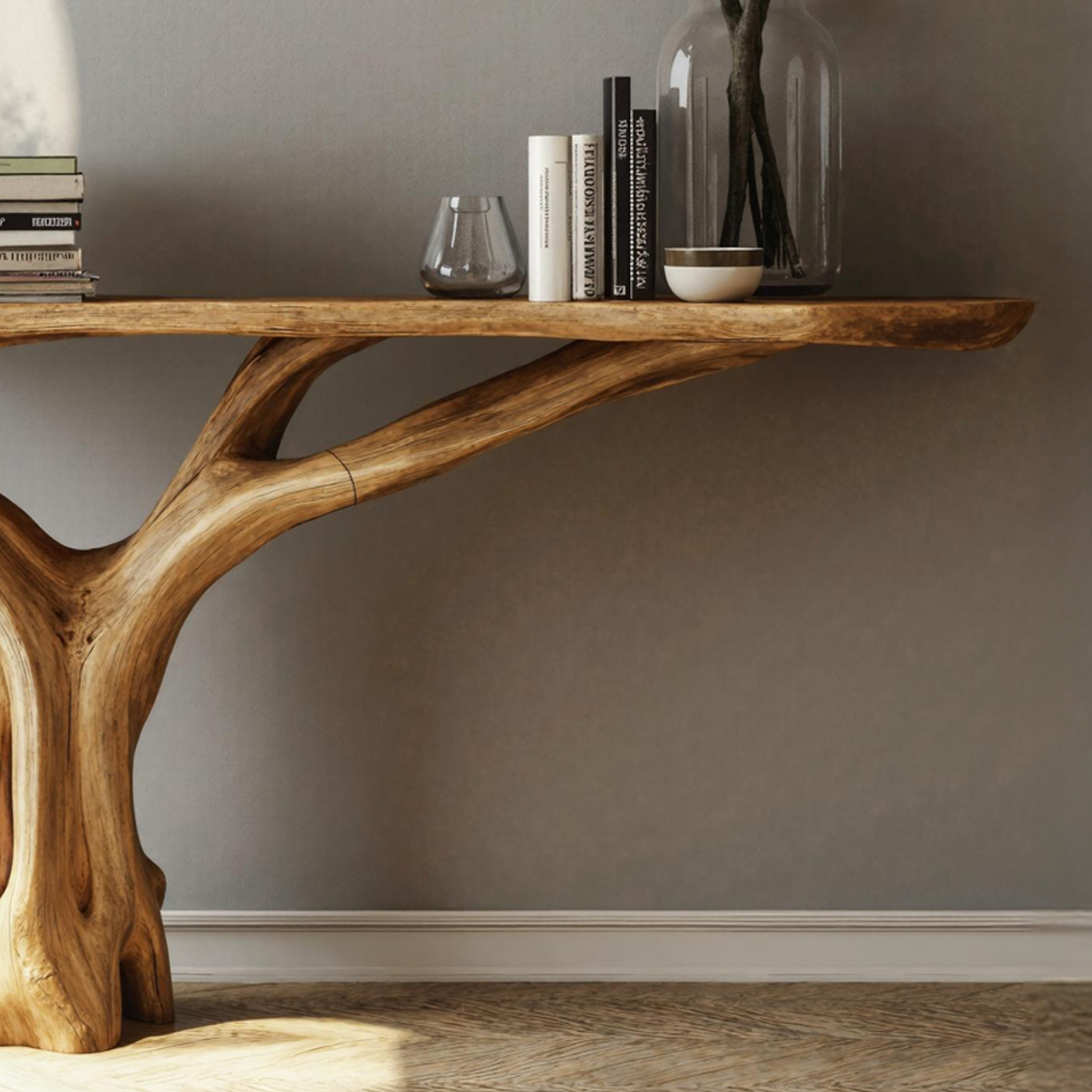 Practical Wood Console Table For Organizing Your Living Space SILDTCS173