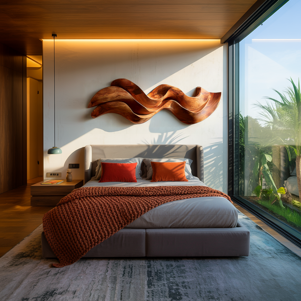 Organic Flowing Wooden Wall Art For Home Styling RTTHTTWA086