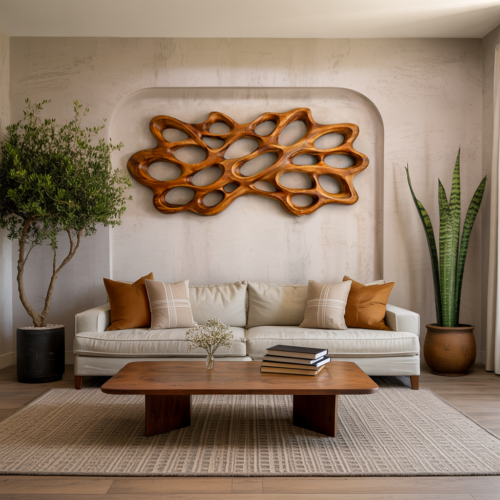 Contemporary Wood Wall Art For Bedroom Wall RTTHTTWA103