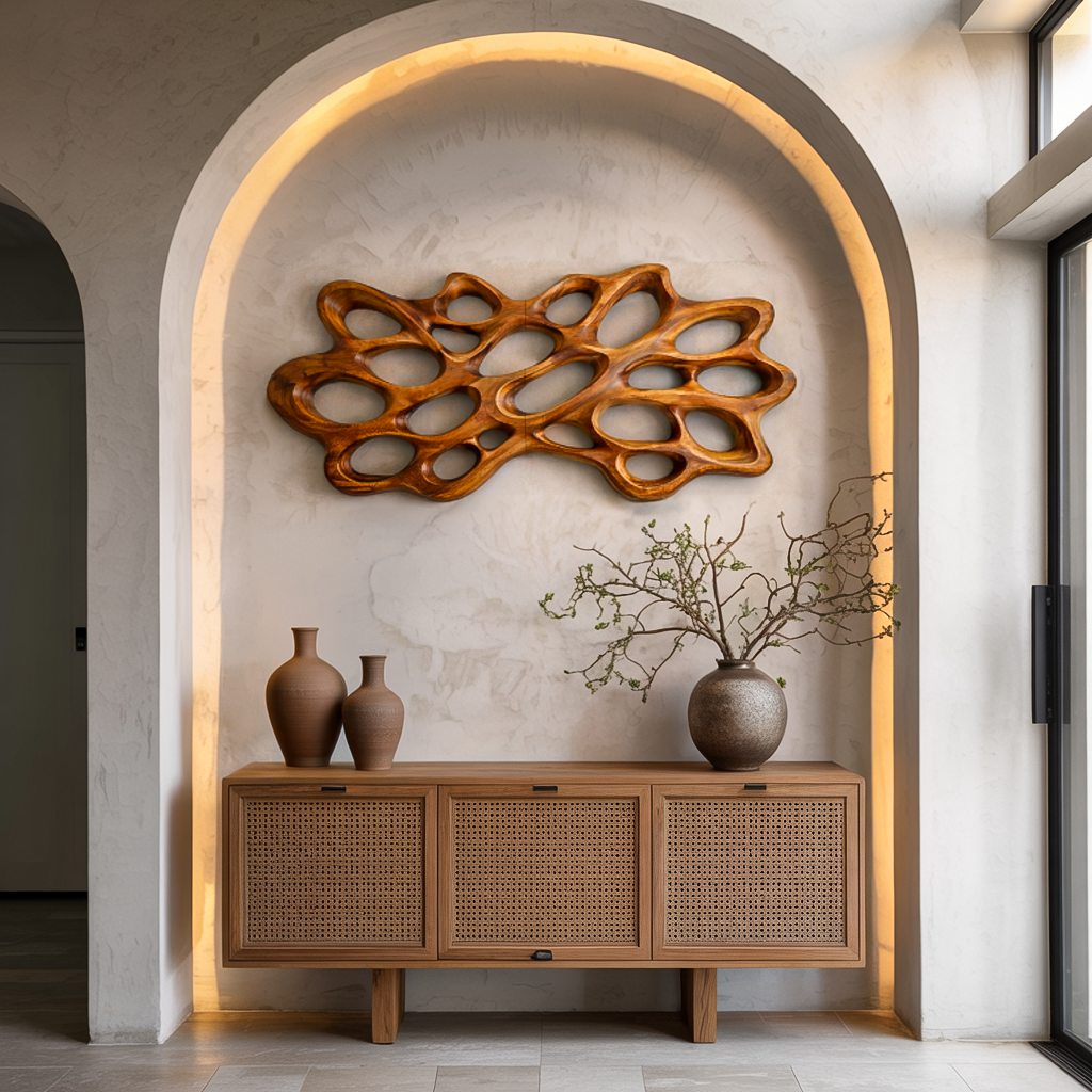 Contemporary Wood Wall Art For Bedroom Wall RTTHTTWA103