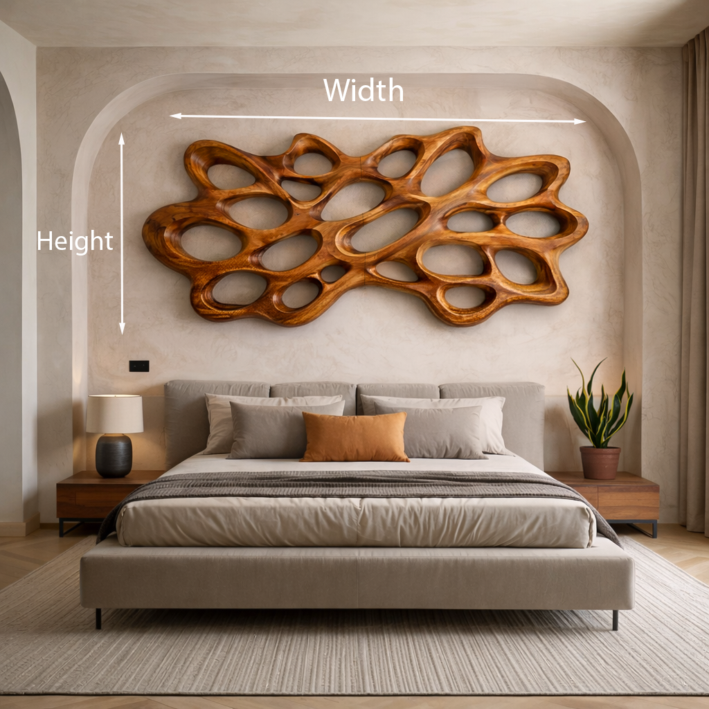 Contemporary Wood Wall Art For Bedroom Wall RTTHTTWA103