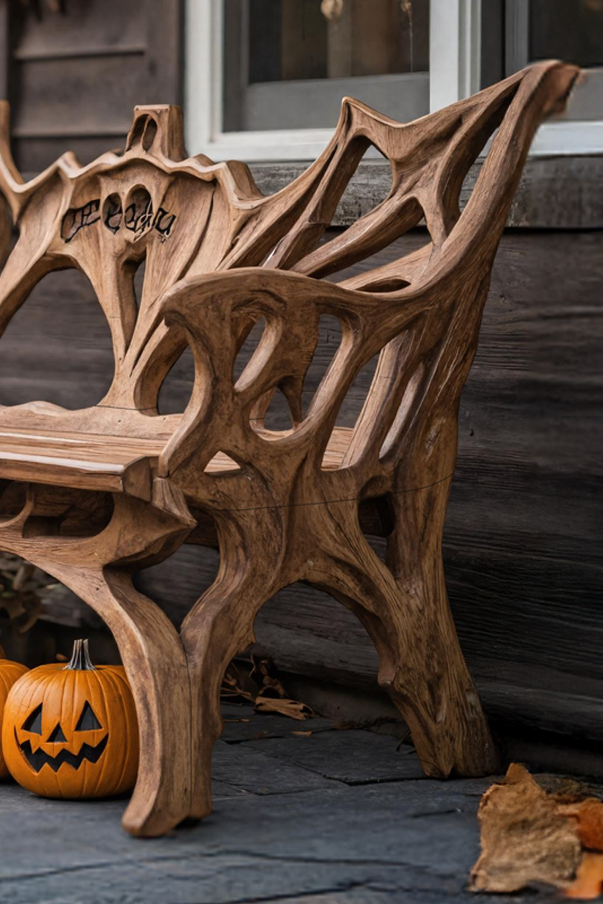 Farmhouse Live Edge Outdoor Bench For Country Style Outdoor Design SILDTTNHOB027
