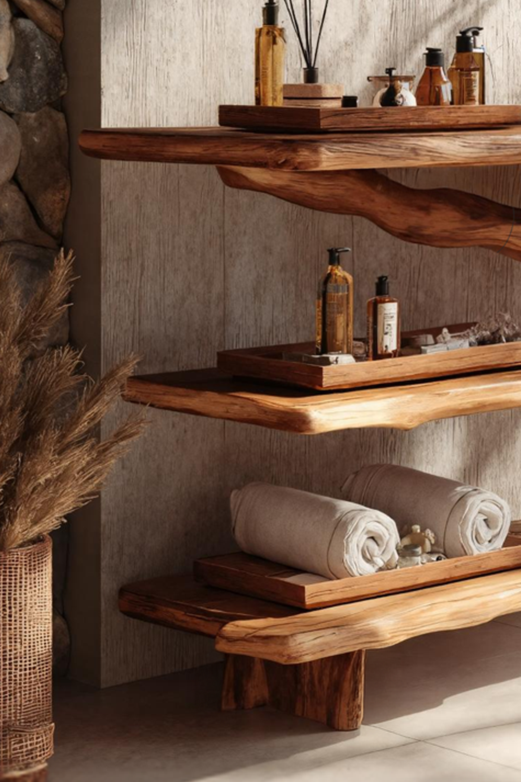 Modern Solid Wood Vanity Furniture Decor For Sleek Bathroom Design SILDTTNBRV020