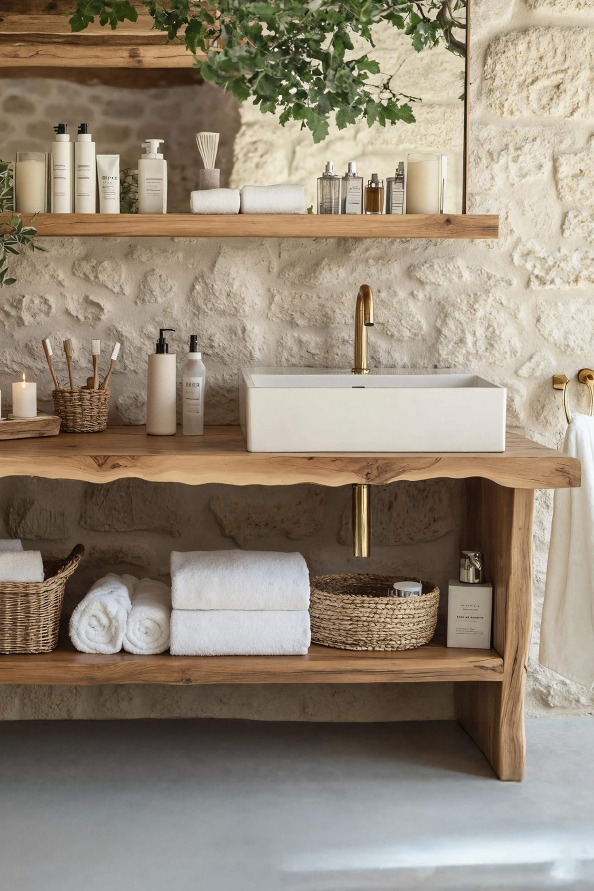 Rustic Live Edge Vanity For Natural Bathroom Vibes SILDTTRBRV035