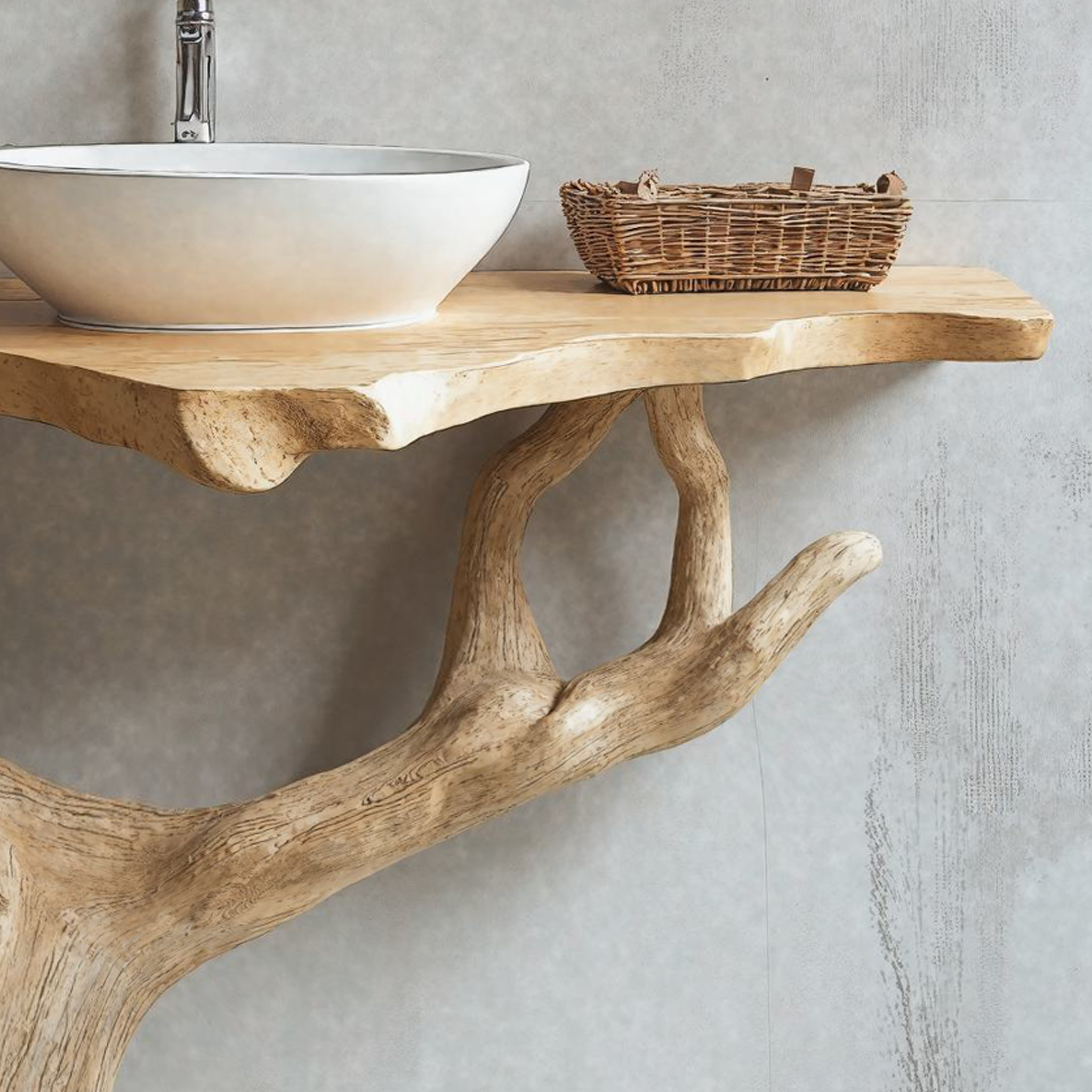 Minimalist Floating Wood Bathroom Vanity For Modern Spaces SILDTBRV105