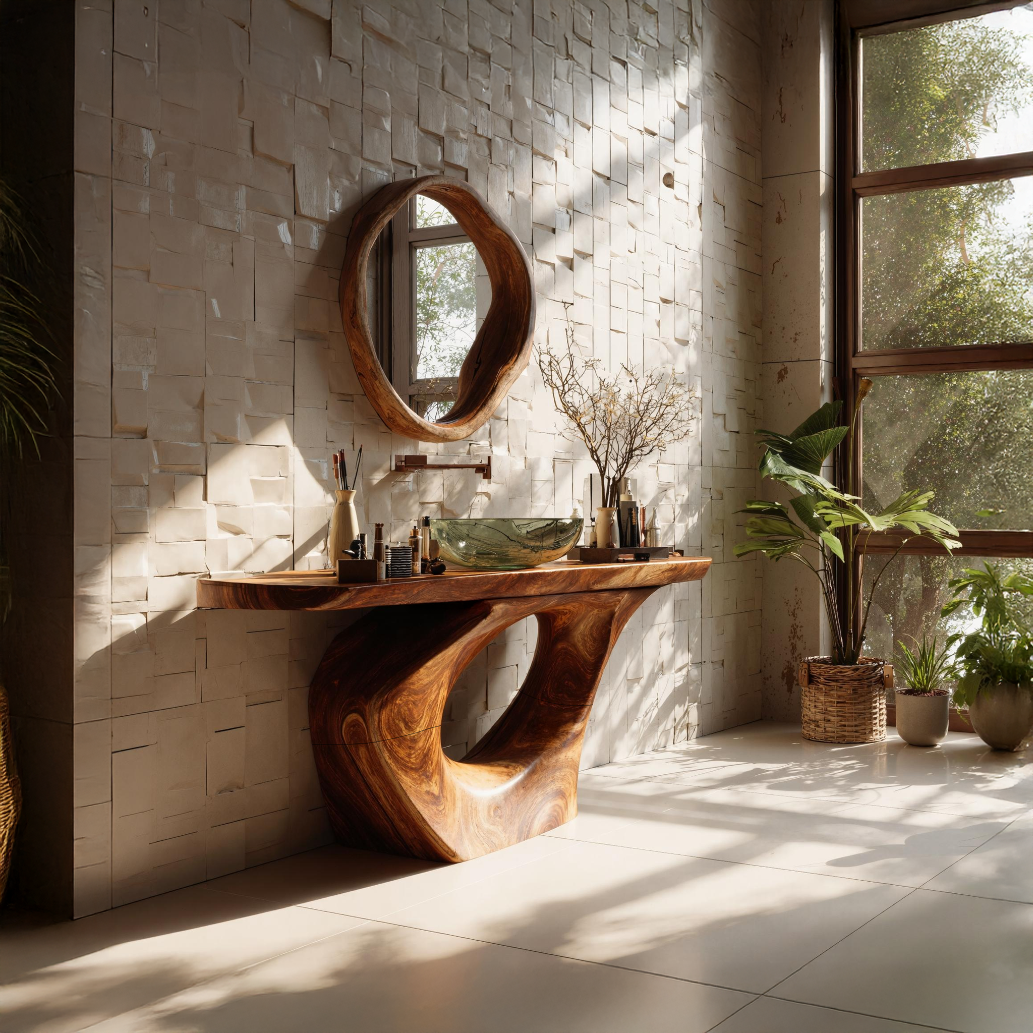 Farmhouse Solid Vanity For Decorative Bathroom Design SILDTTNBRV017