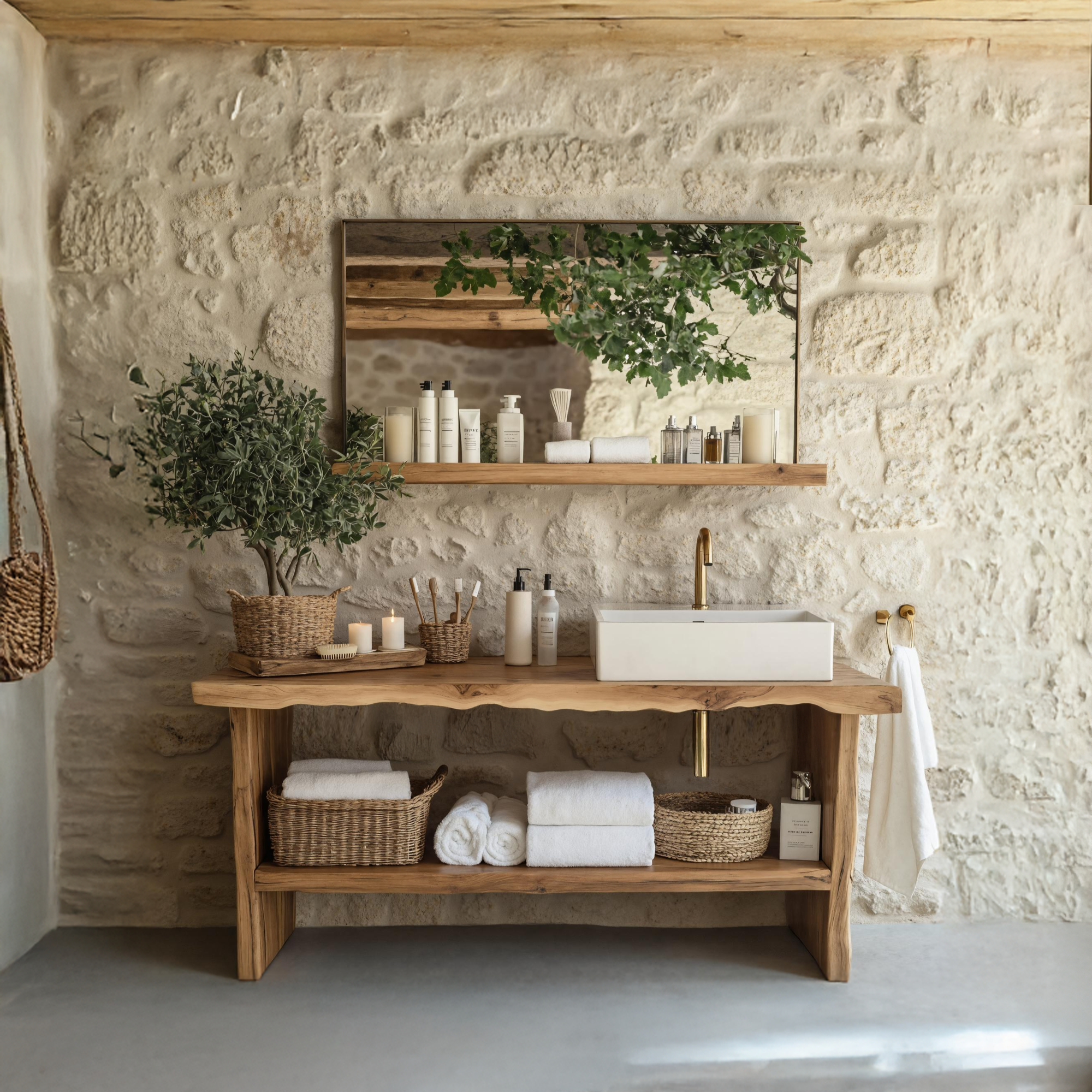 Rustic Live Edge Vanity For Natural Bathroom Vibes SILDTTRBRV035