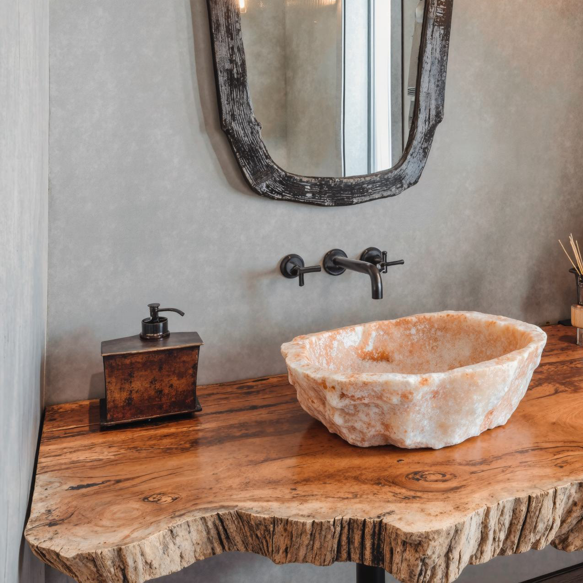 Compact Rustic Bathroom Floating Shelf With Stylish Design SILDTBRV120