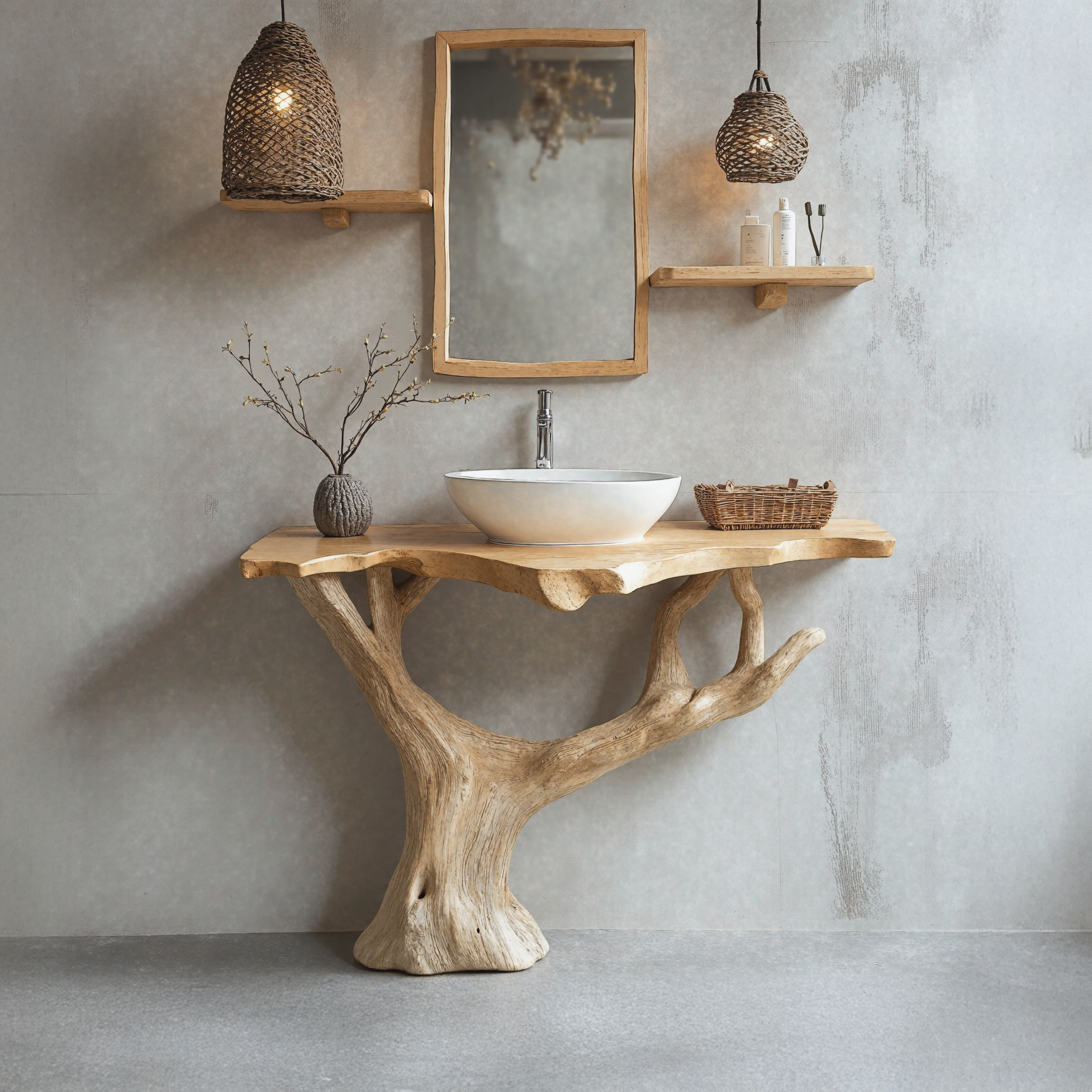Minimalist Floating Wood Bathroom Vanity For Modern Spaces SILDTBRV105