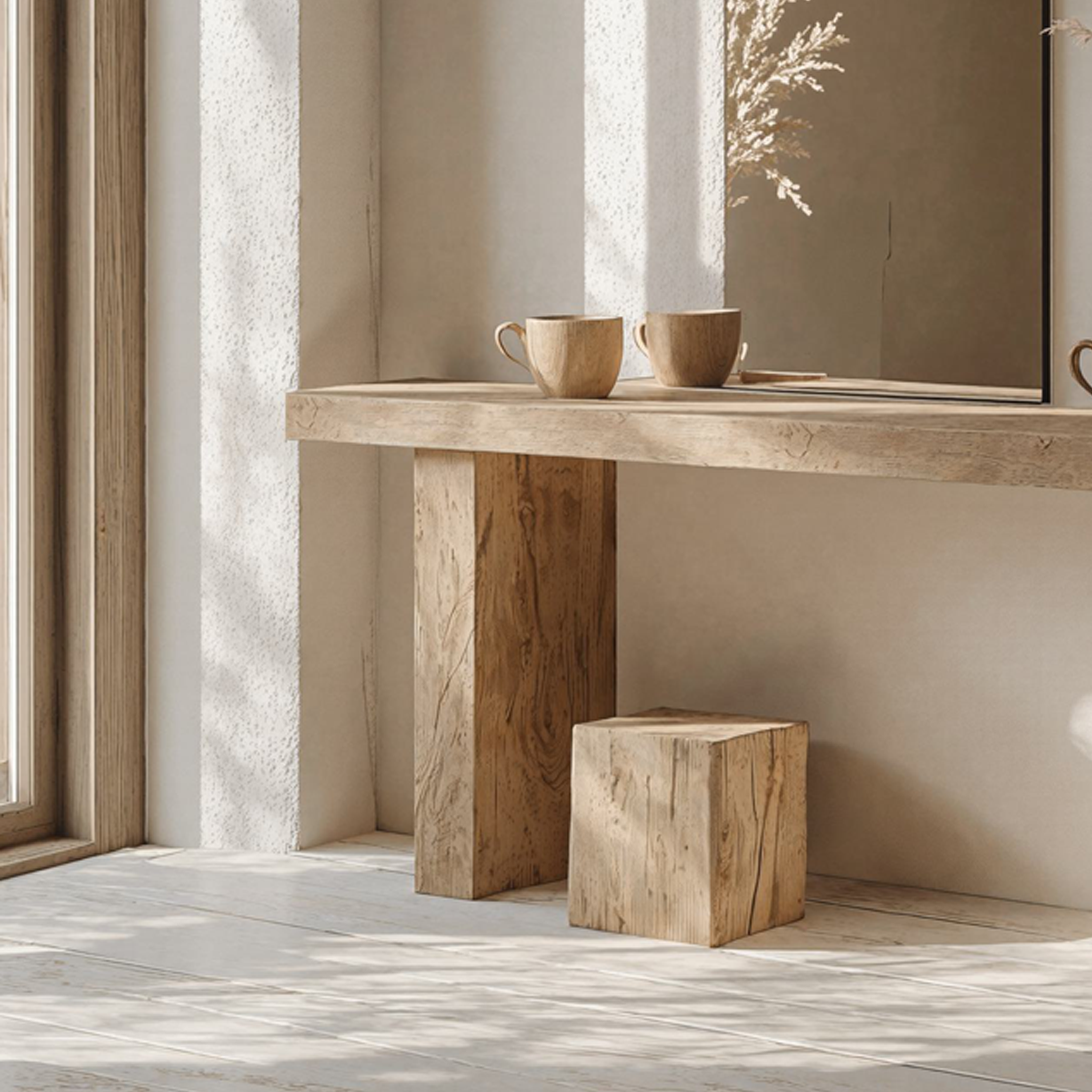 Woodworking Console Table Farmhouse  SILDTCS022