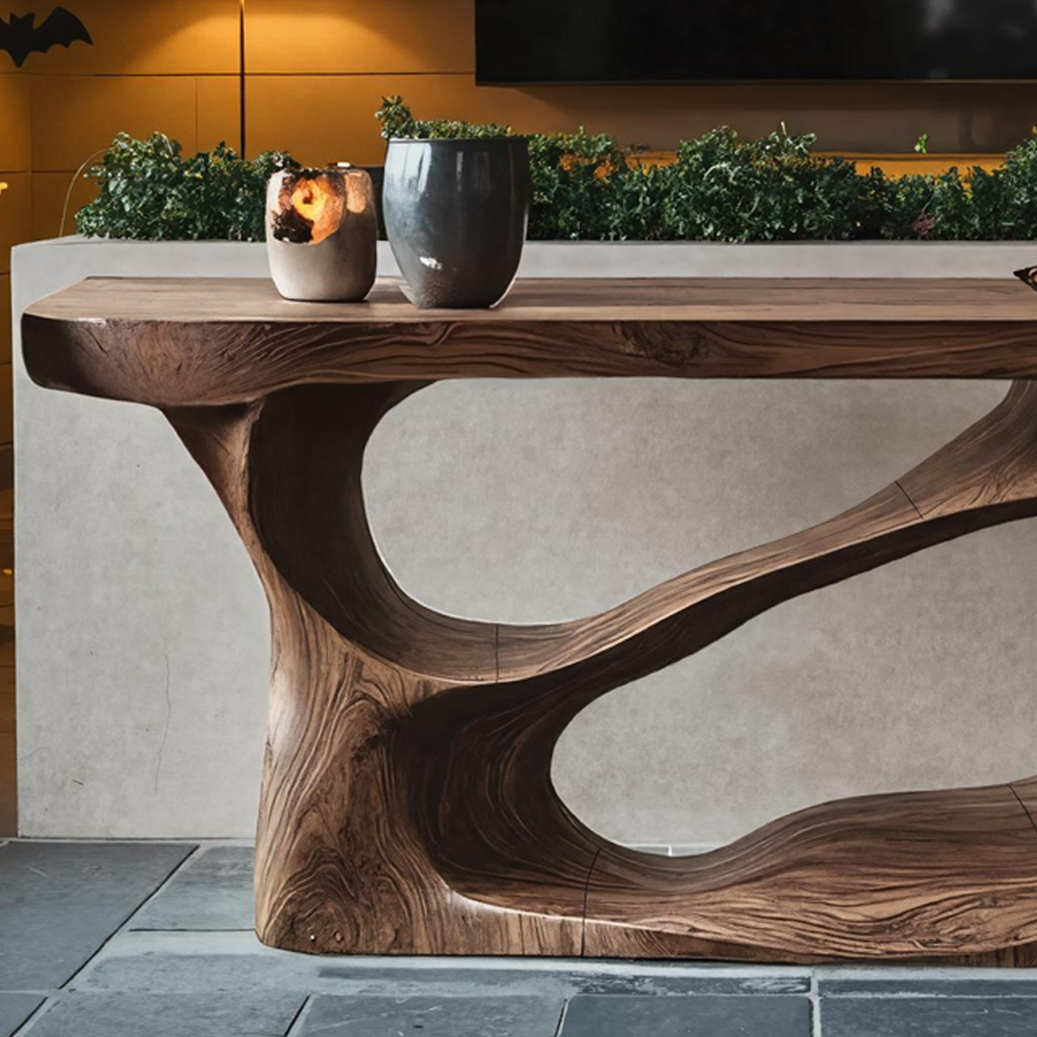 Handcrafted Live Edge Entryway Table For Furniture Decor Halloween Ideas SILDTTRHCS003