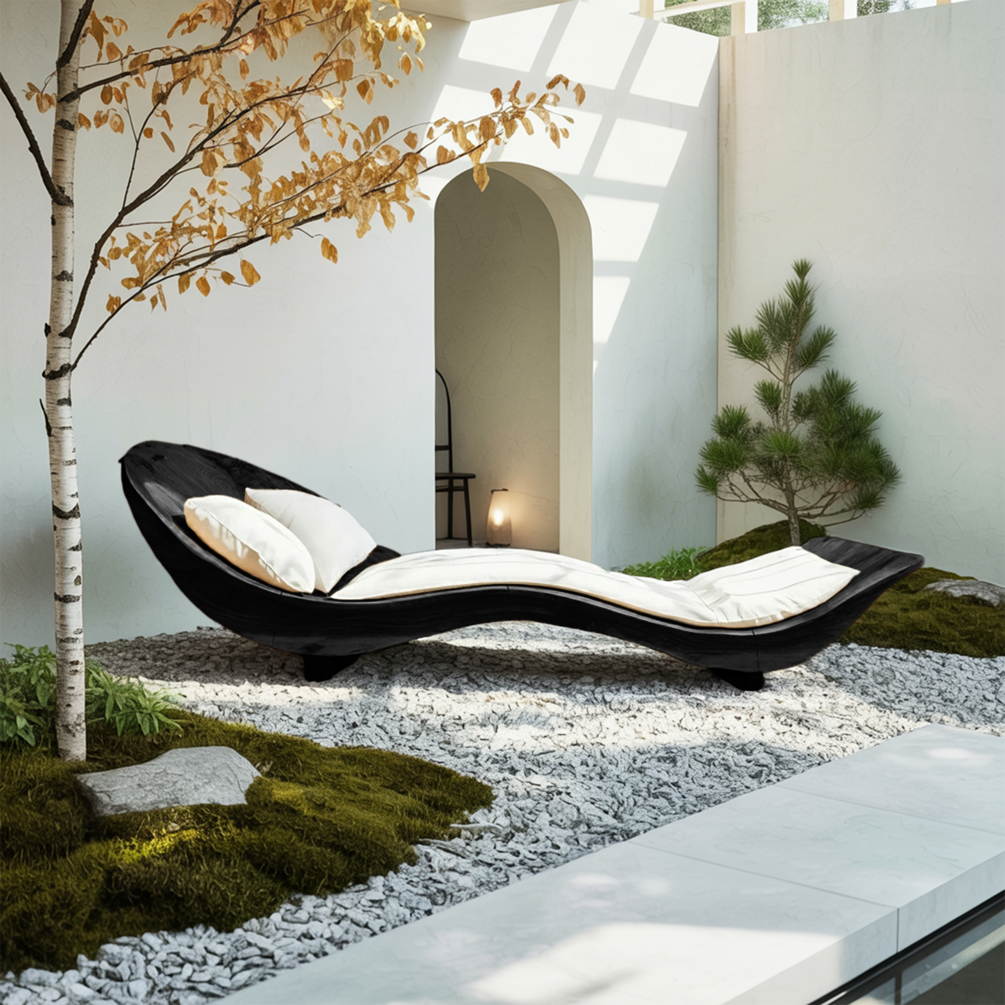 Mid Century Wooden Daybed For Modern Bedroom Furniture Decor SILDTTNDB003