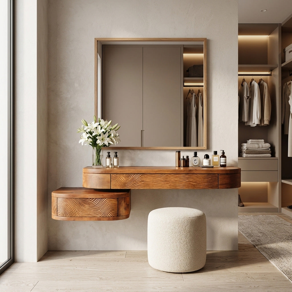Modern Floating Vanity Table For Bedroom SITHHNVAN009